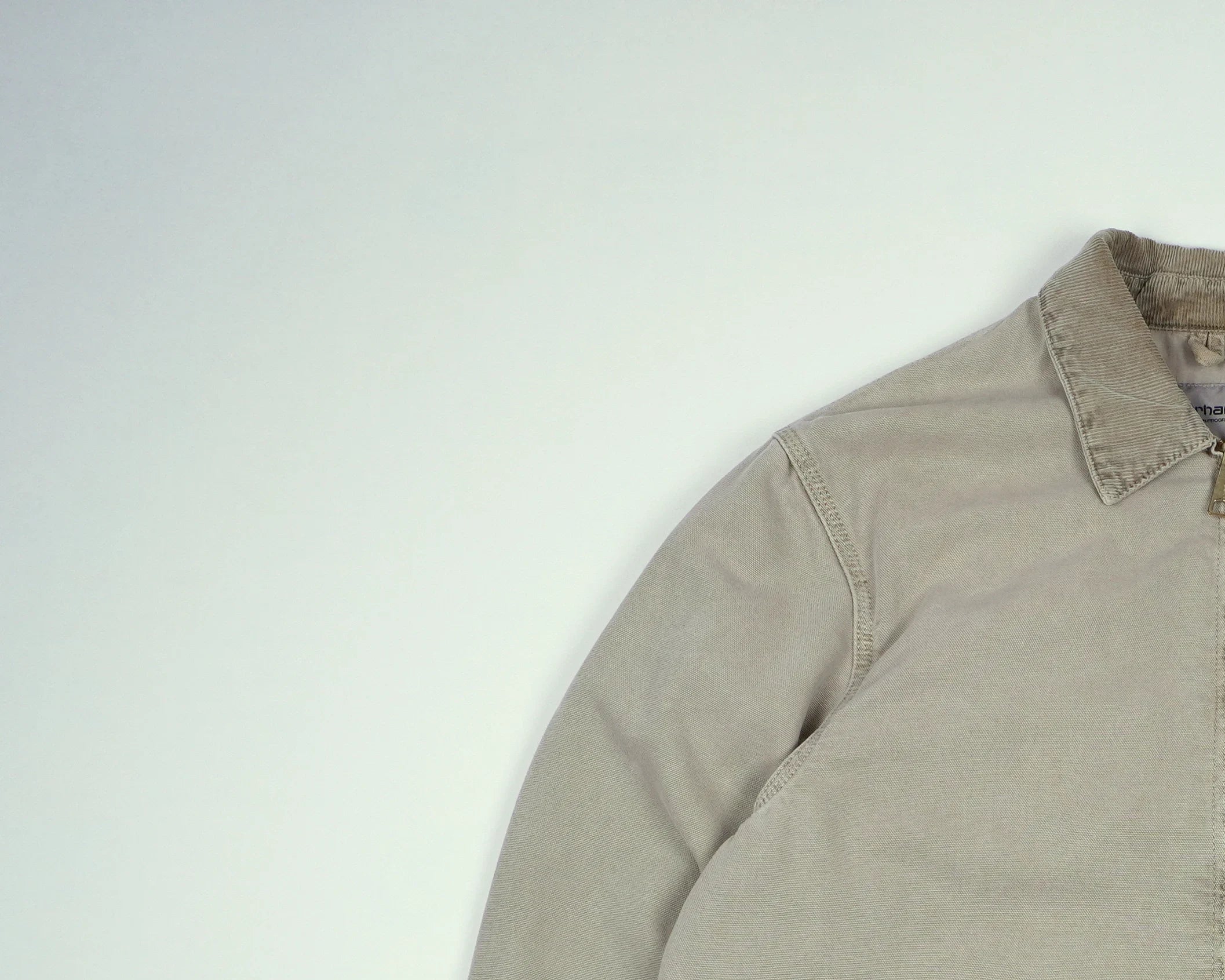 Carhartt Beige Detroit Jacket L Cotton