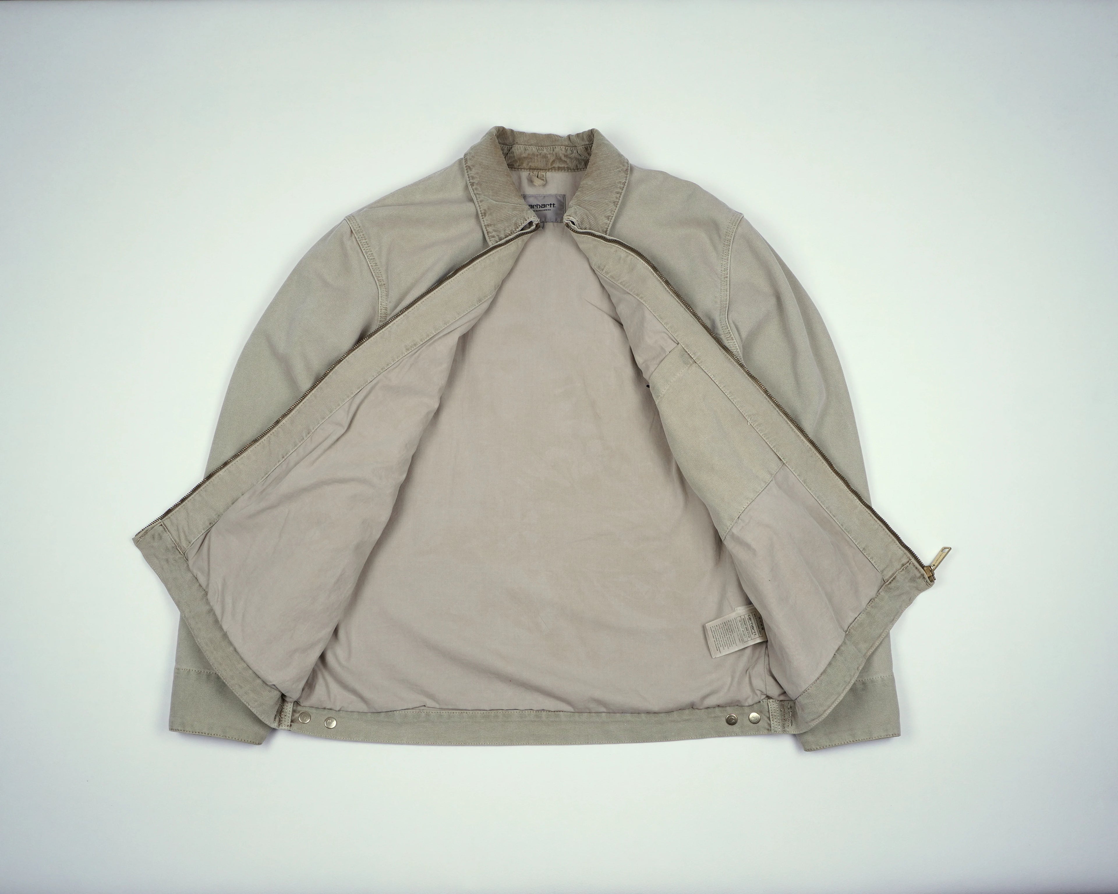 Carhartt Beige Detroit Jacket L Cotton