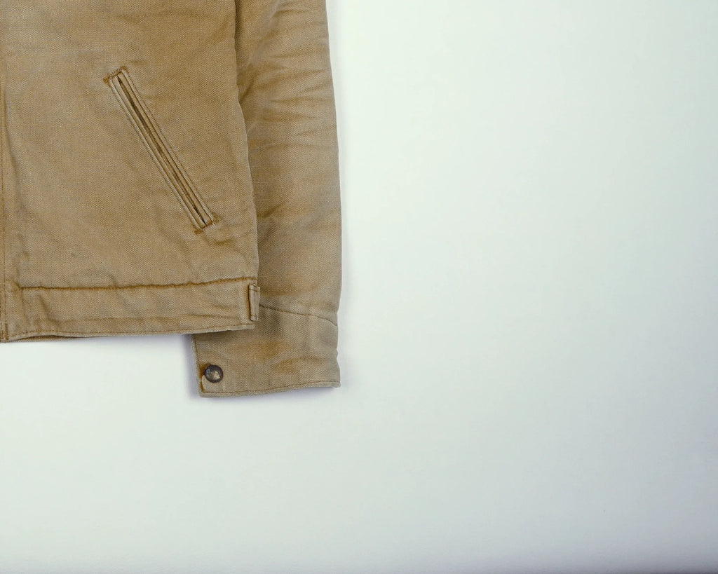 Carhartt Beige Detroit Jacket S Canvas, Corduroy