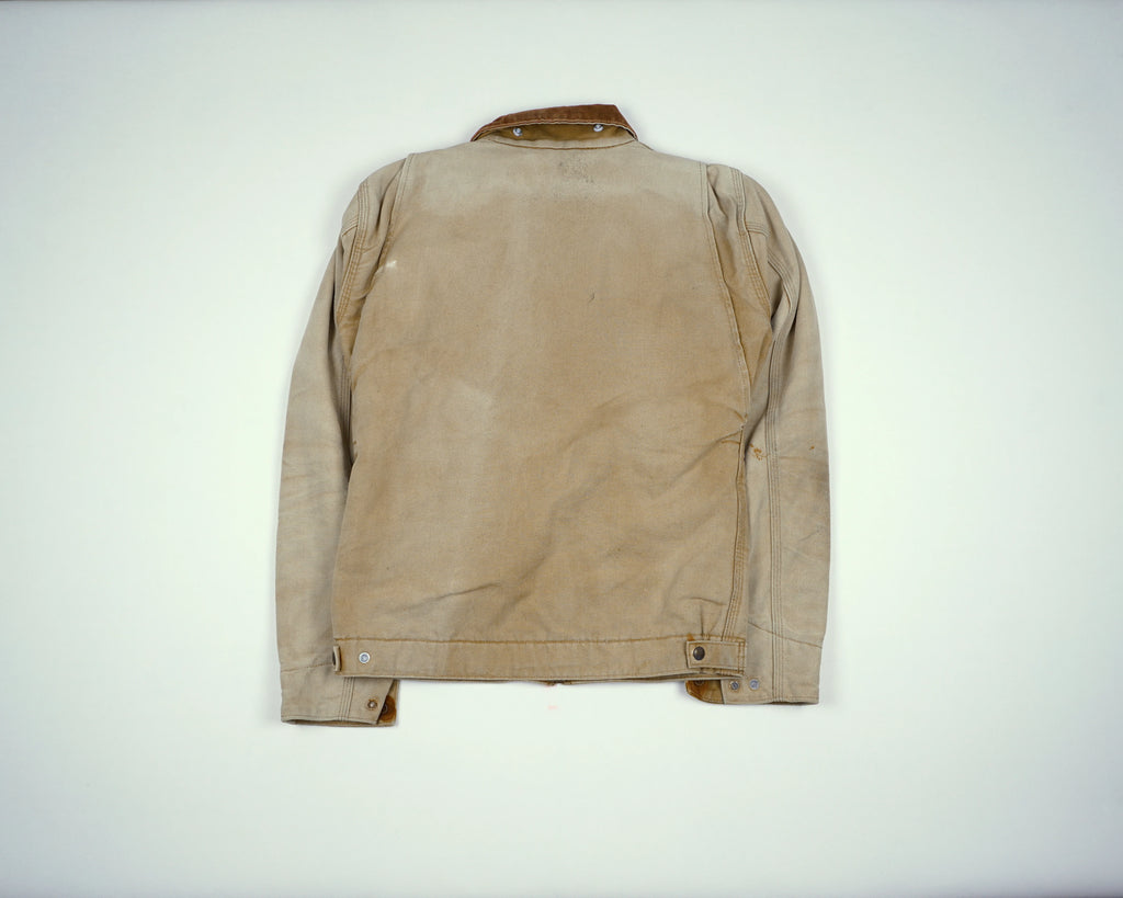 Carhartt Beige Detroit Jacket S Canvas, Corduroy