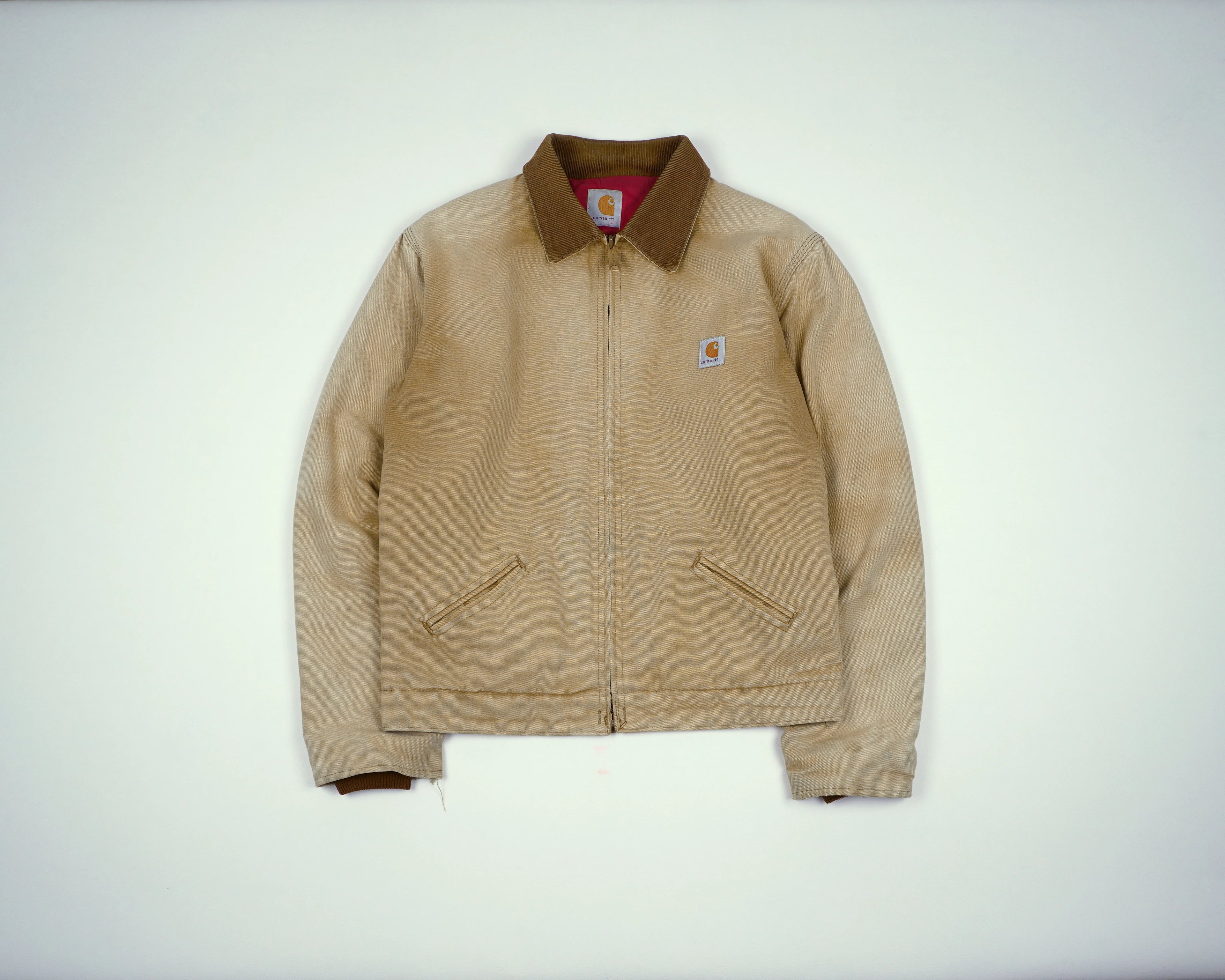 Carhartt Beige Detroit Jacket S Canvas