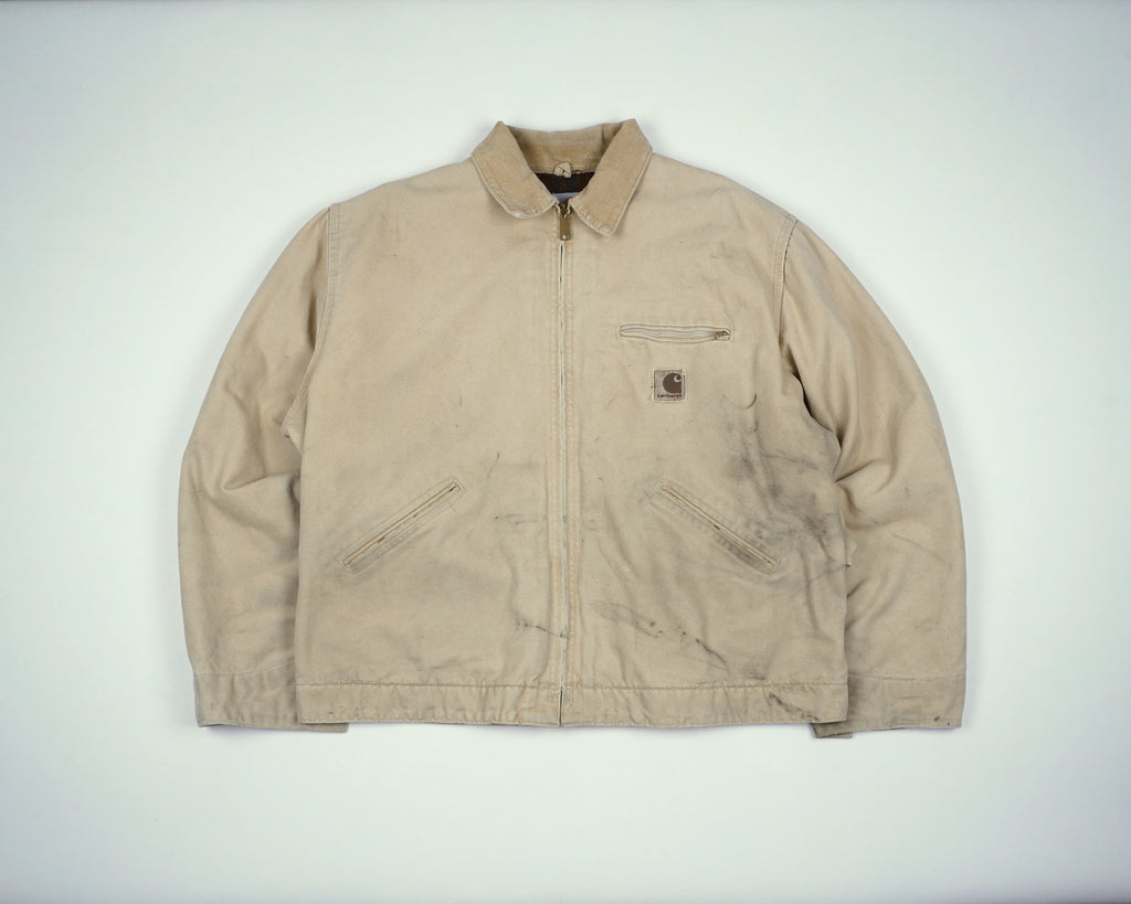 Carhartt Beige Detroit Jacket L Canvas