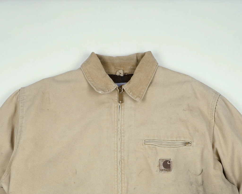Carhartt Beige Detroit Jacket L Canvas