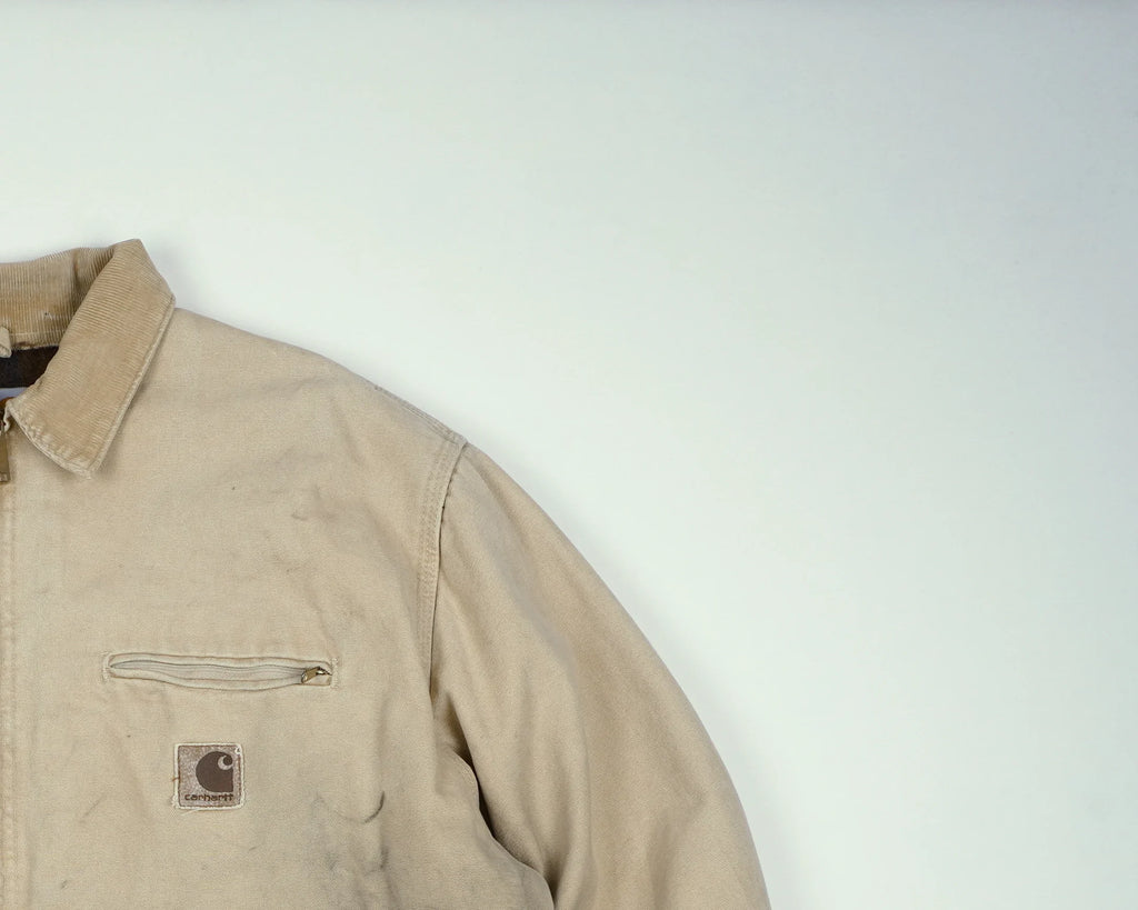 Carhartt Beige Detroit Jacket L Canvas
