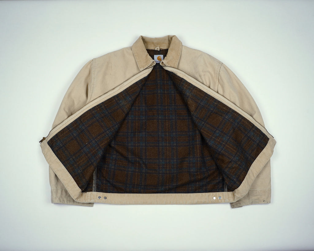 Carhartt Beige Detroit Jacket L Canvas