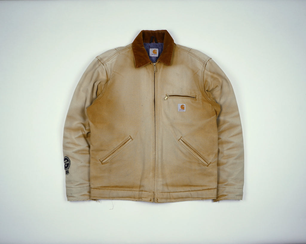 Carhartt Beige Detroit Jacket S Canvas