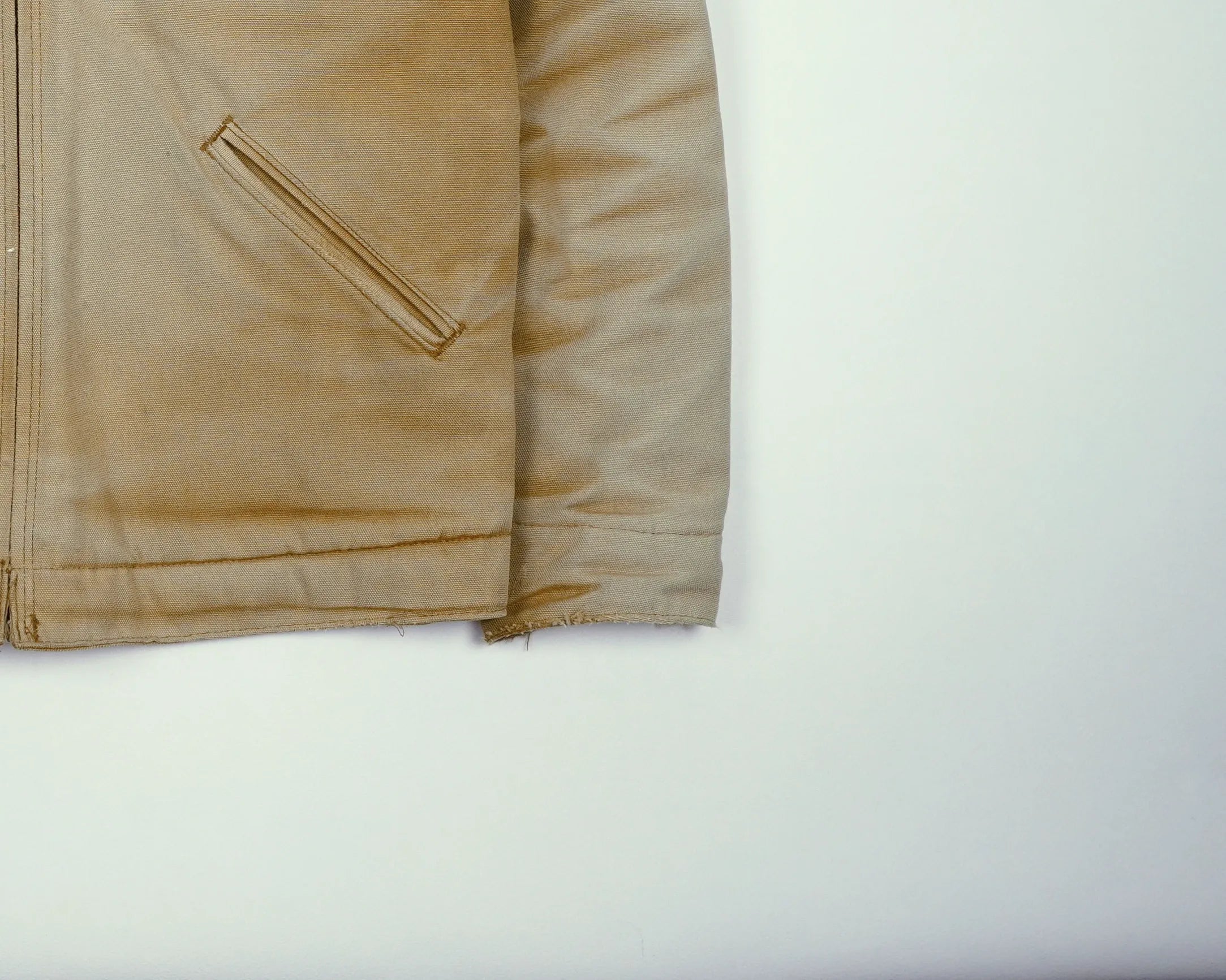 Carhartt Beige Detroit Jacket S Canvas