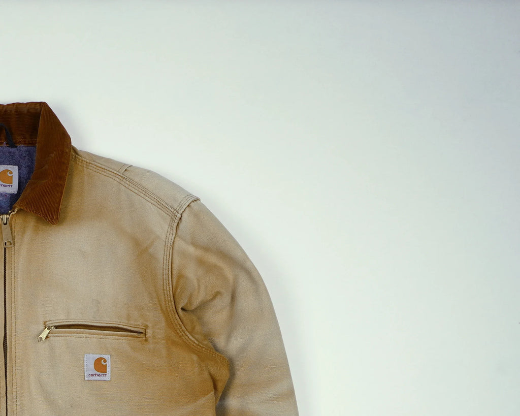 Carhartt Beige Detroit Jacket S Canvas