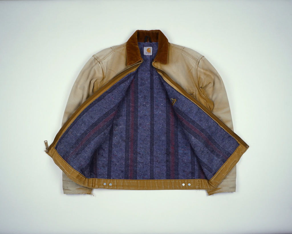 Carhartt Beige Detroit Jacket S Canvas