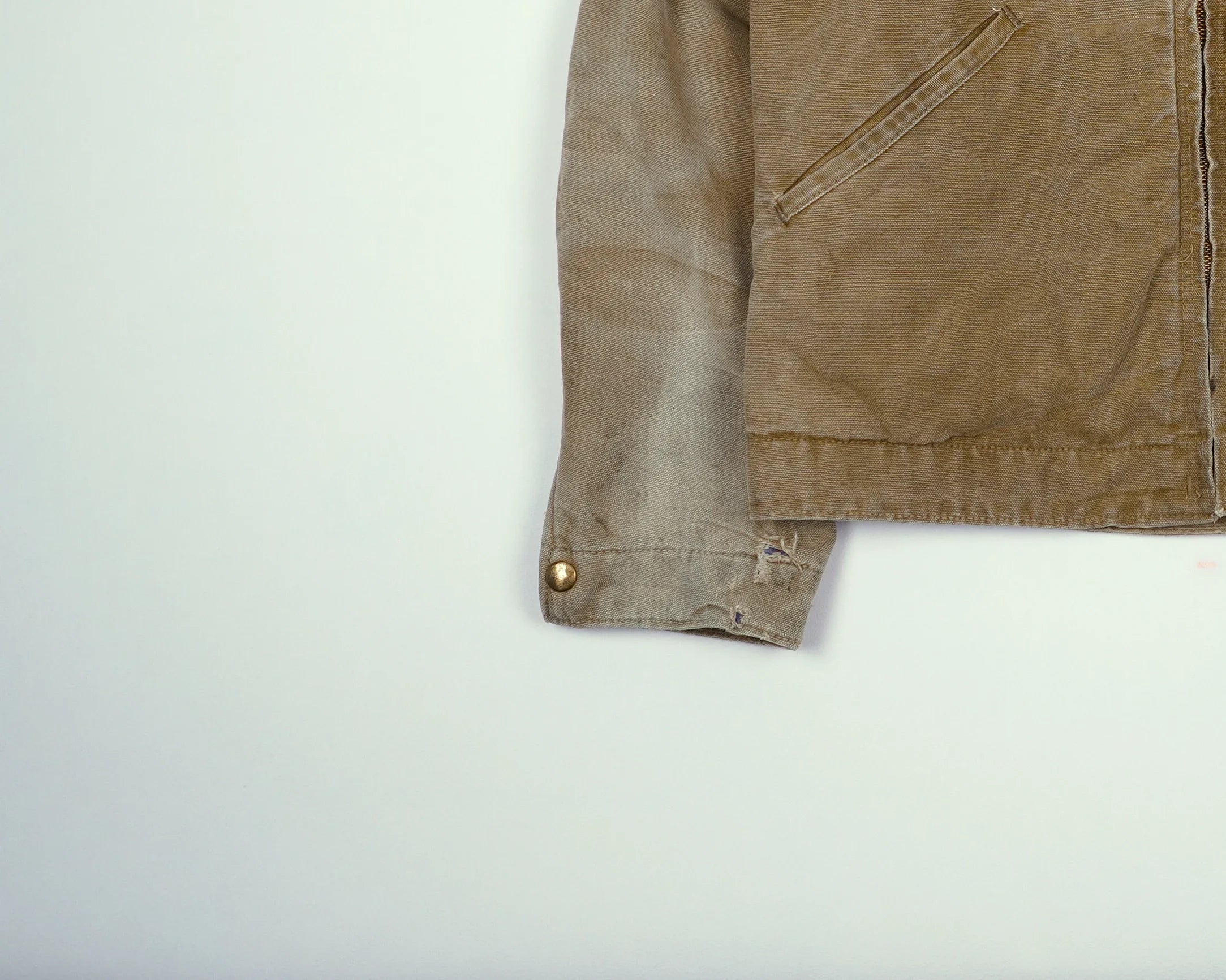 Carhartt Brown Detroit Jacket S Canvas