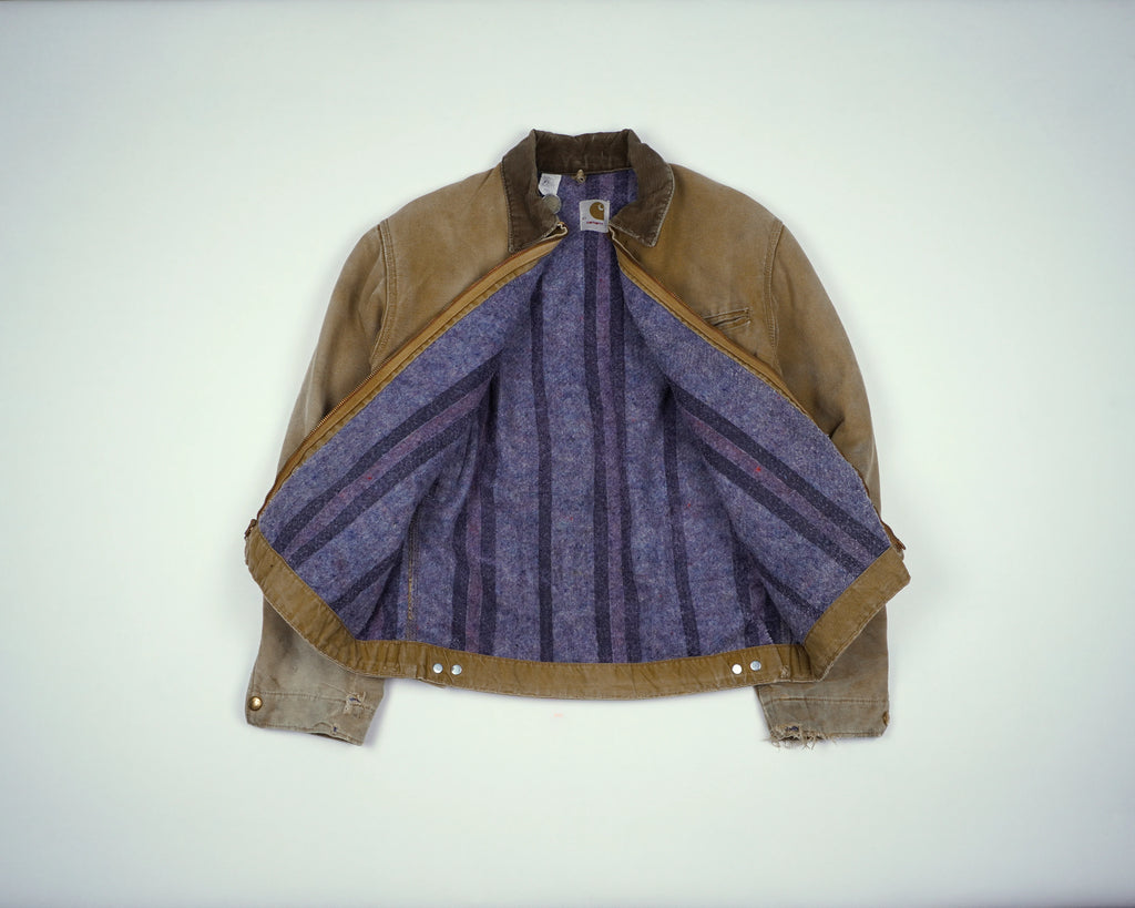 Carhartt Brown Detroit Jacket S Canvas