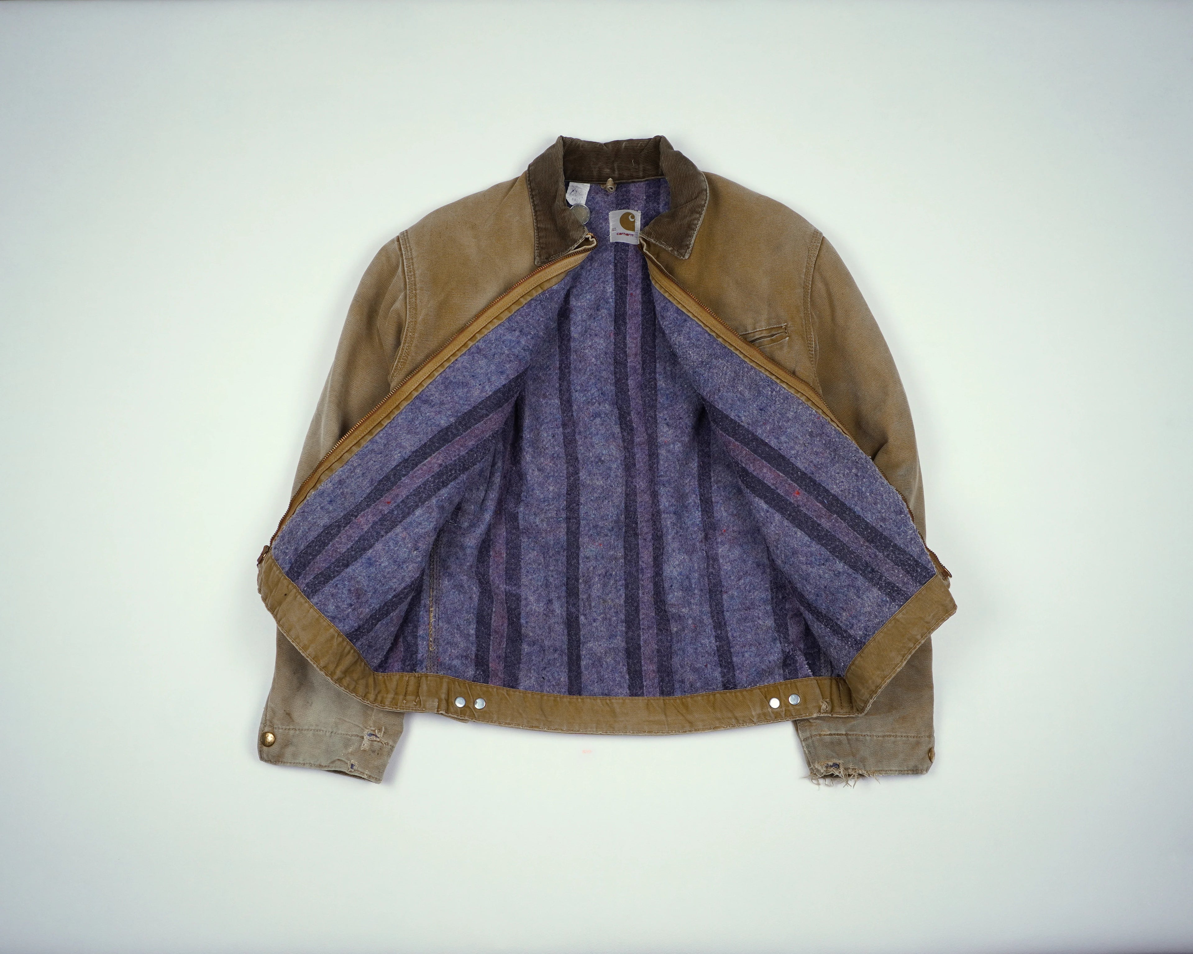 Carhartt Brown Detroit Jacket S Canvas