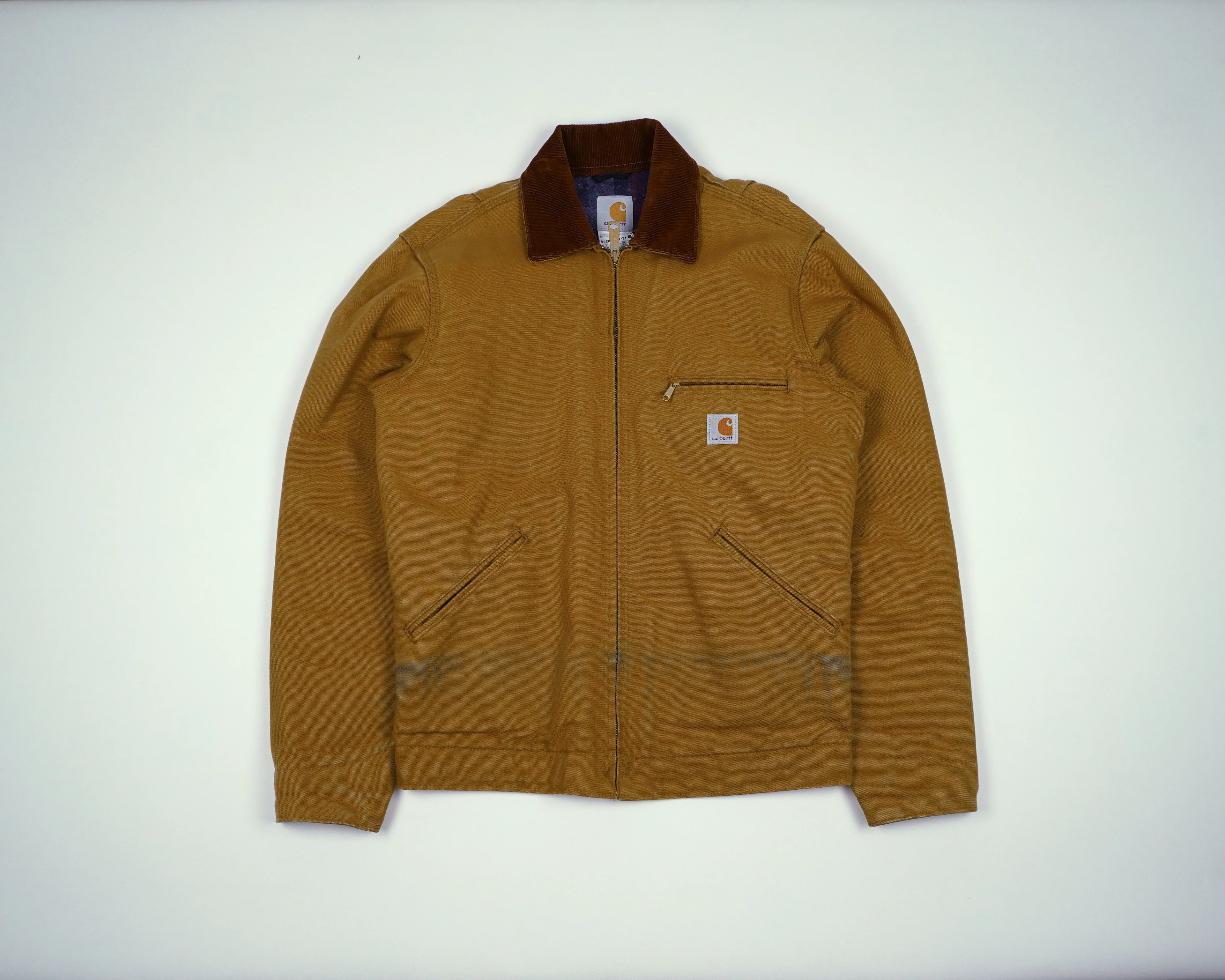 Carhartt Brown Detroit Jacket S Canvas