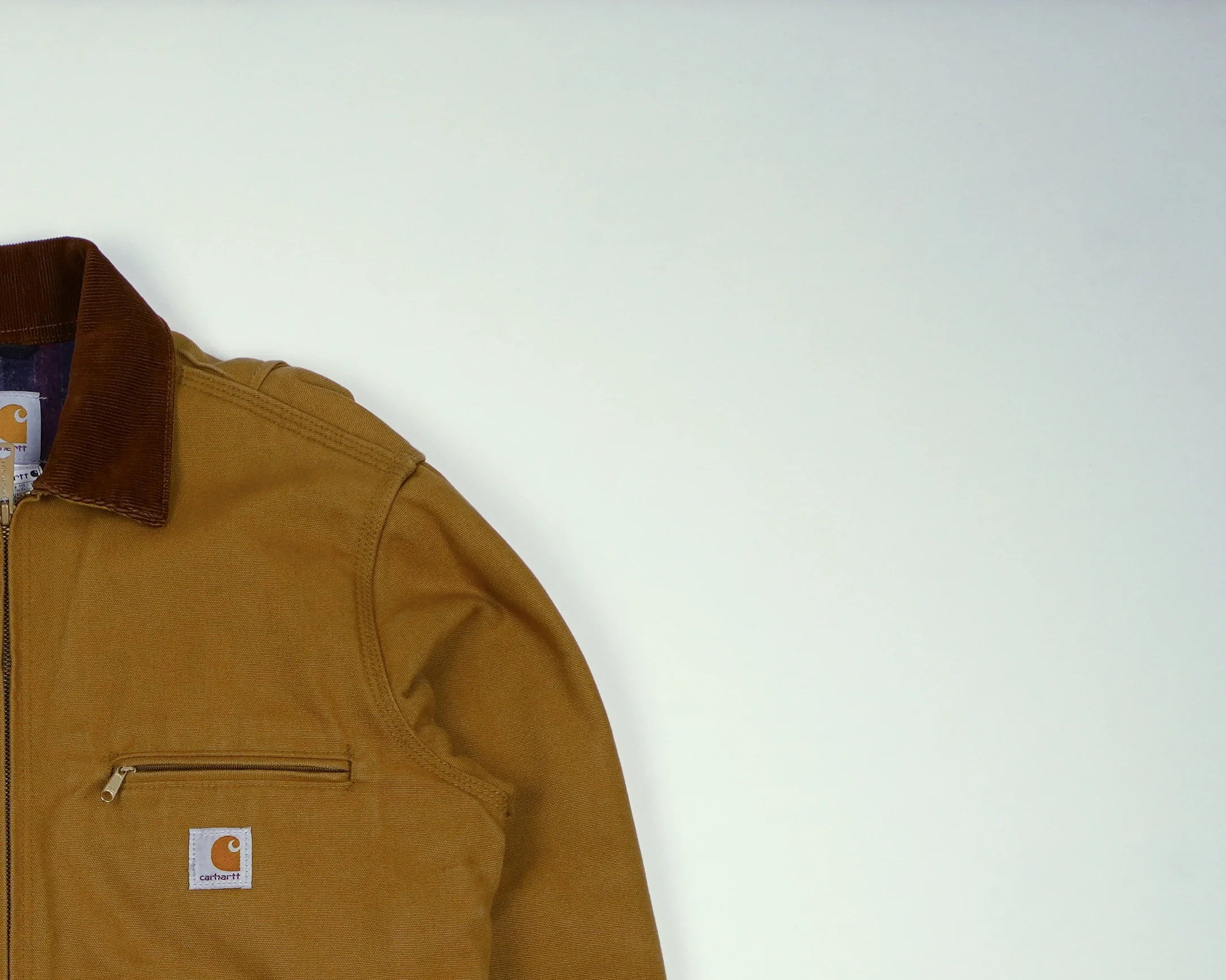 Carhartt Brown Detroit Jacket S Canvas