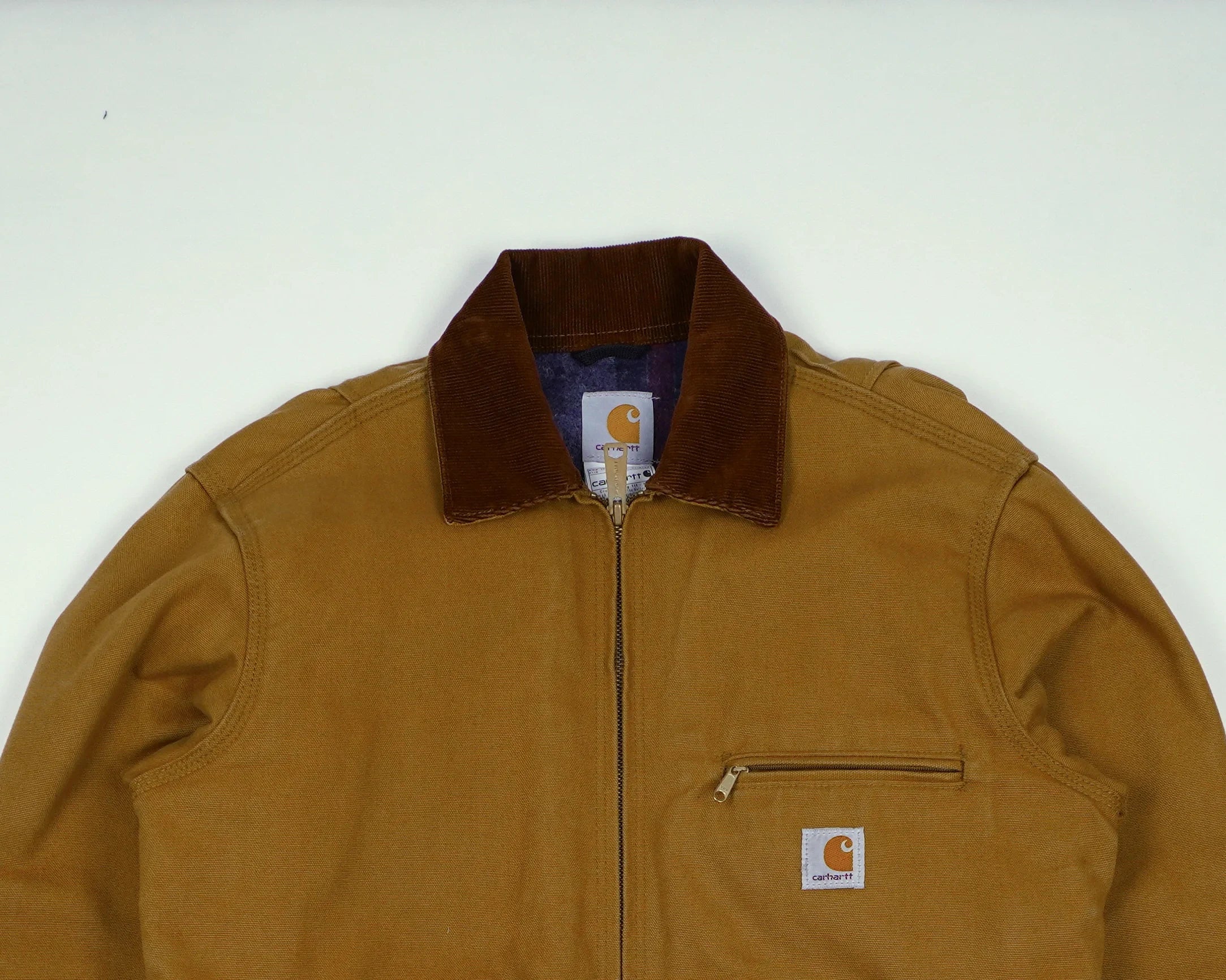 Carhartt Brown Detroit Jacket S Canvas