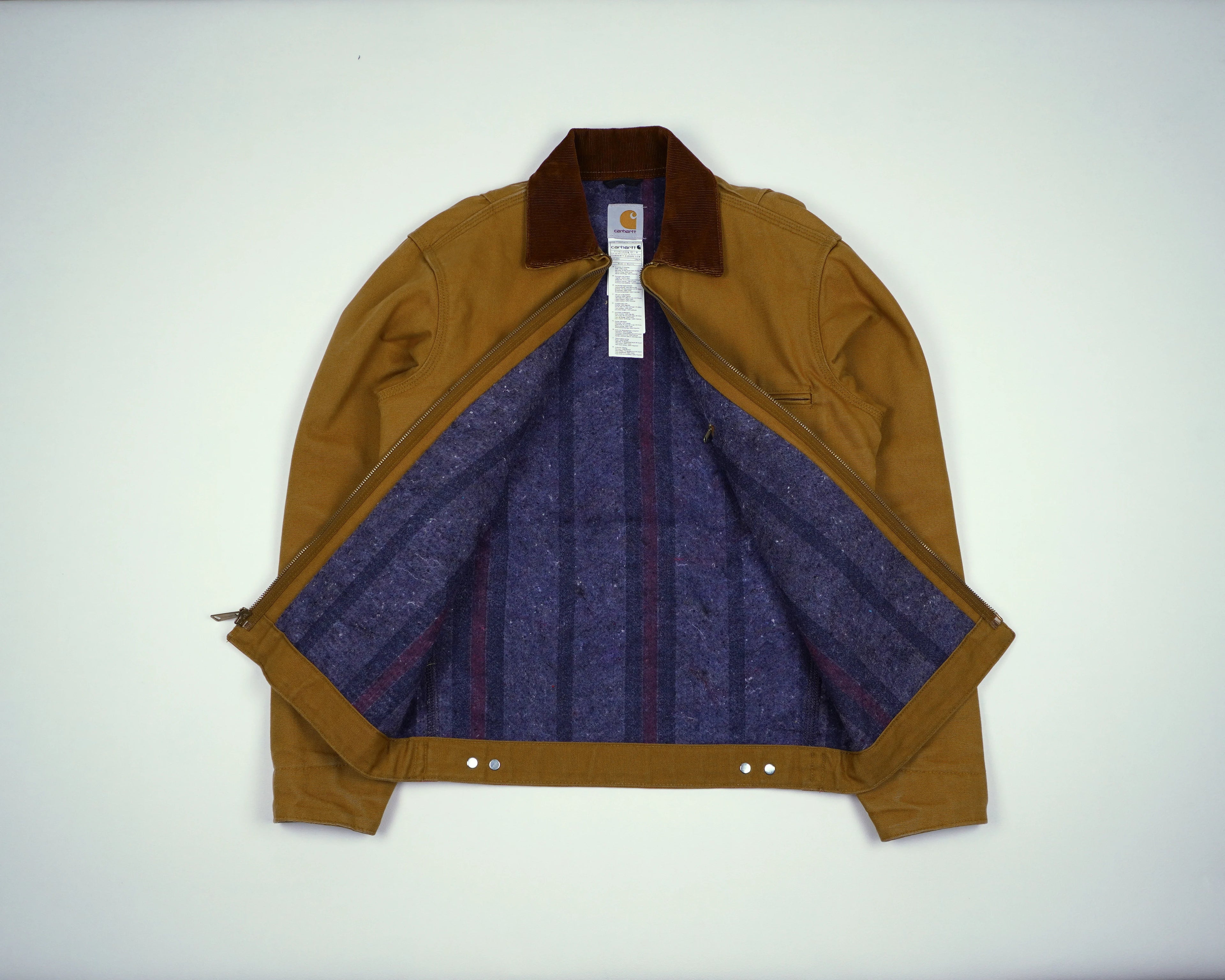 Carhartt Brown Detroit Jacket S Canvas