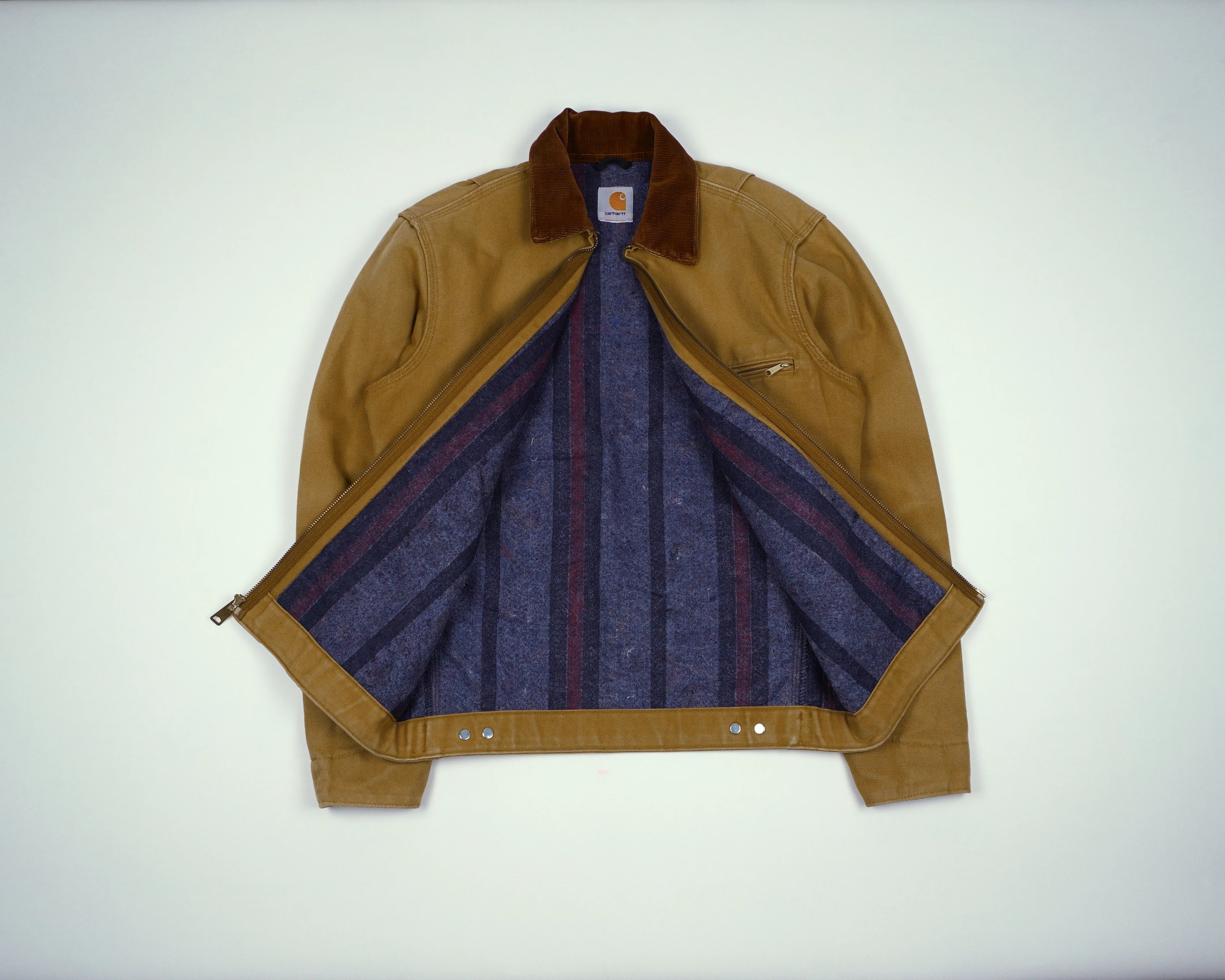Carhartt Brown Detroit Jacket M Canvas