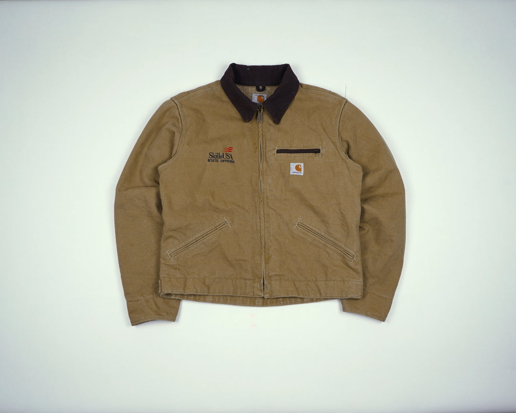 Carhartt Brown Detroit Jacket S Cotton