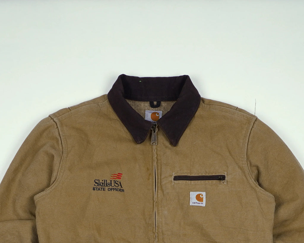 Carhartt Brown Detroit Jacket S Cotton