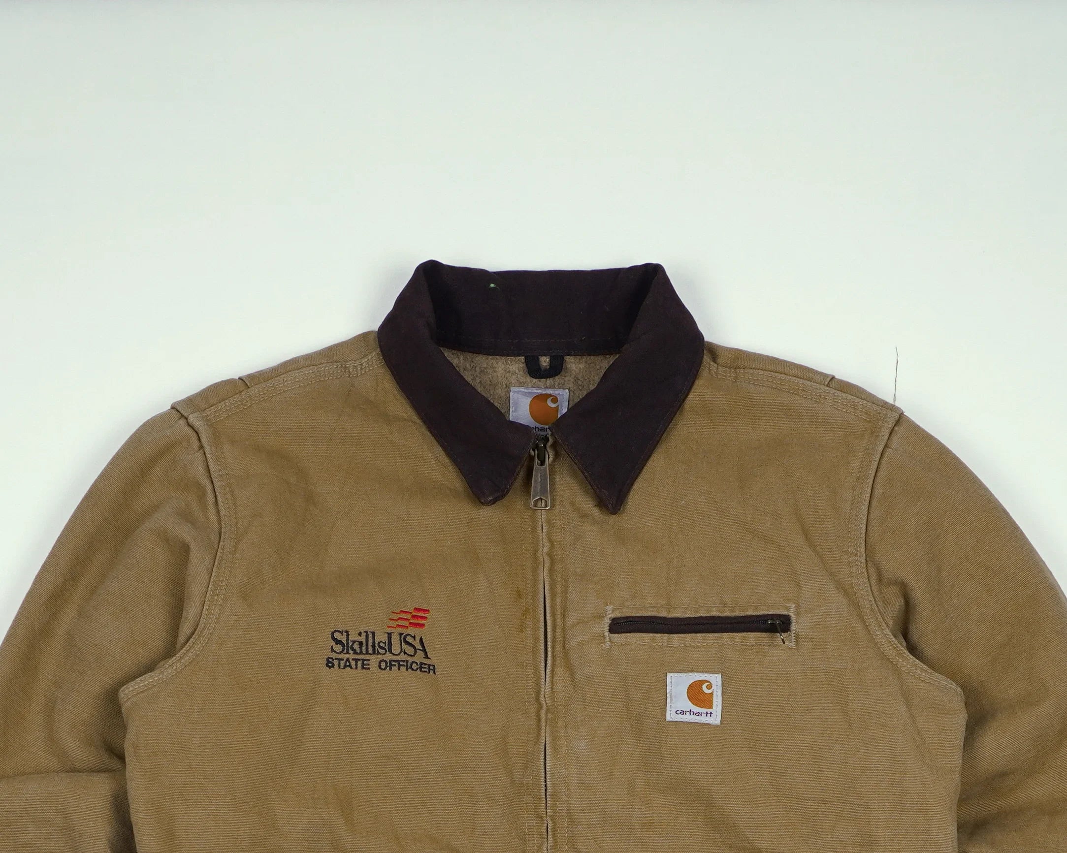 Carhartt Brown Detroit Jacket S Cotton