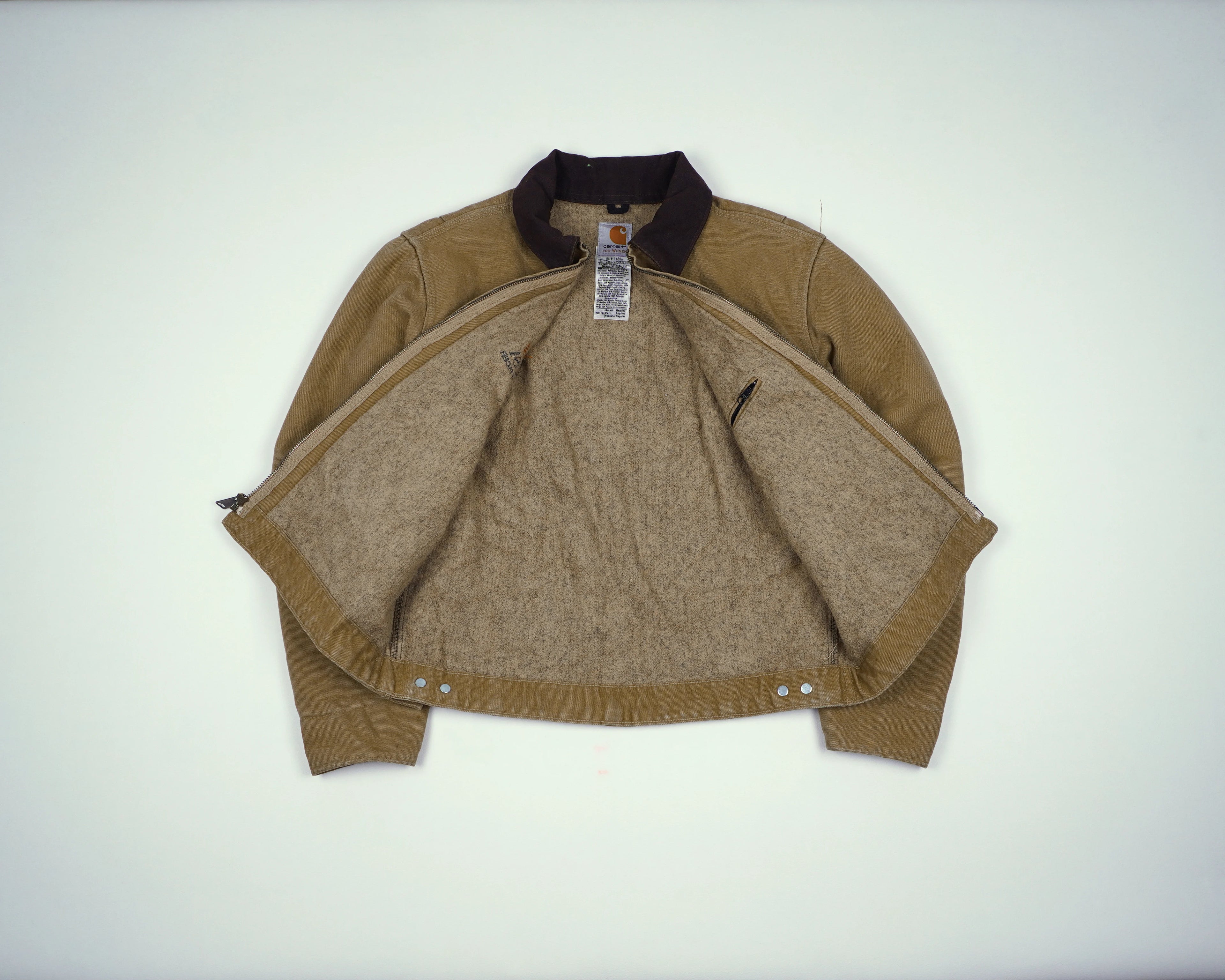 Carhartt Brown Detroit Jacket S Cotton