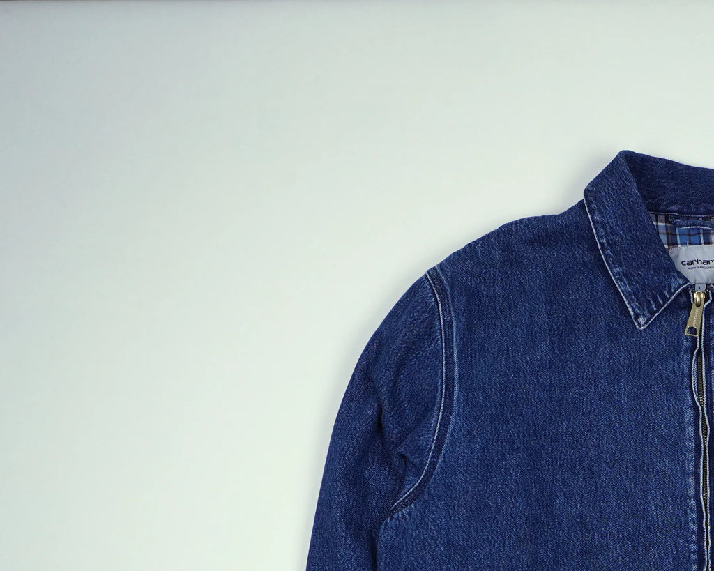 Carhartt Blue Detroit Jacket M Denim, Flannel