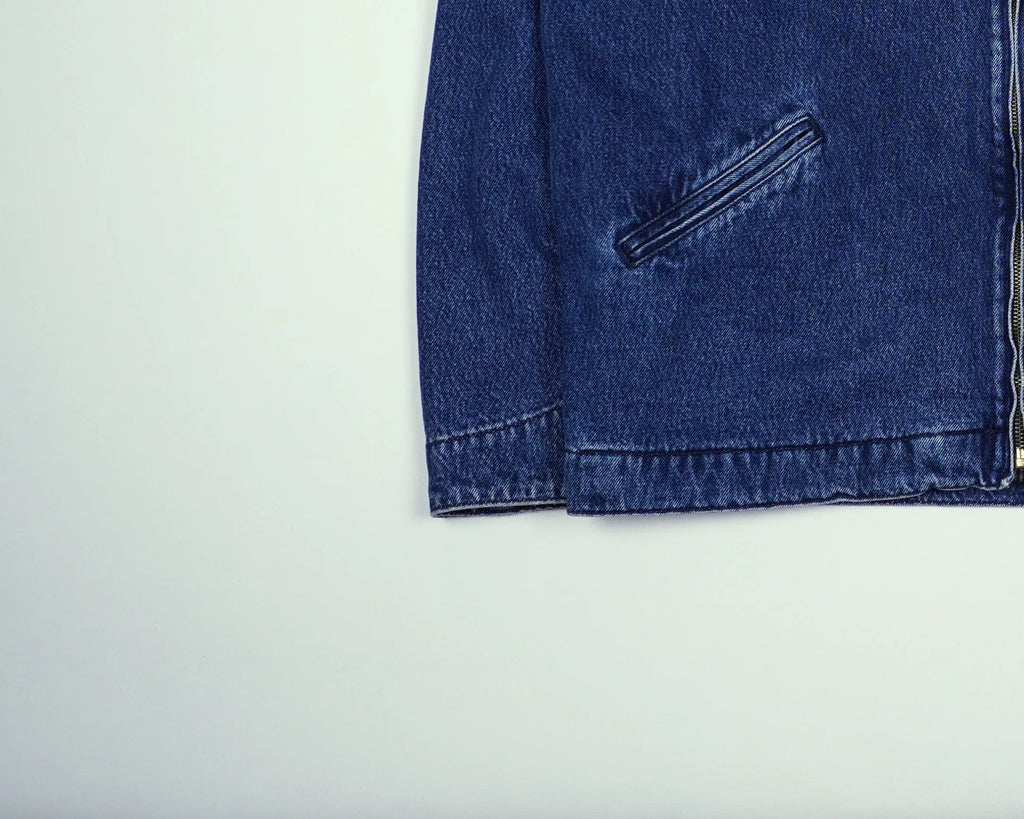 Carhartt Blue Detroit Jacket M Denim, Flannel