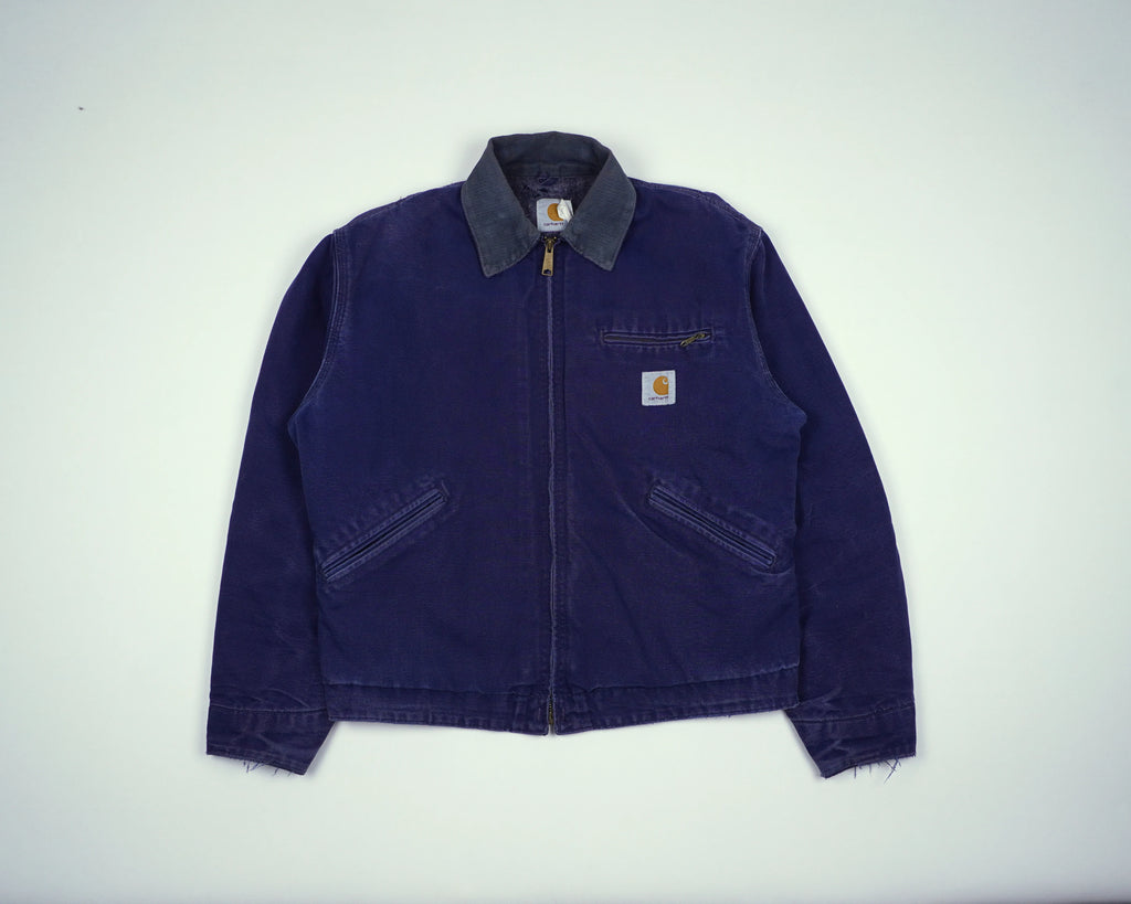 Carhartt Blue Detroit Jacket S Canvas