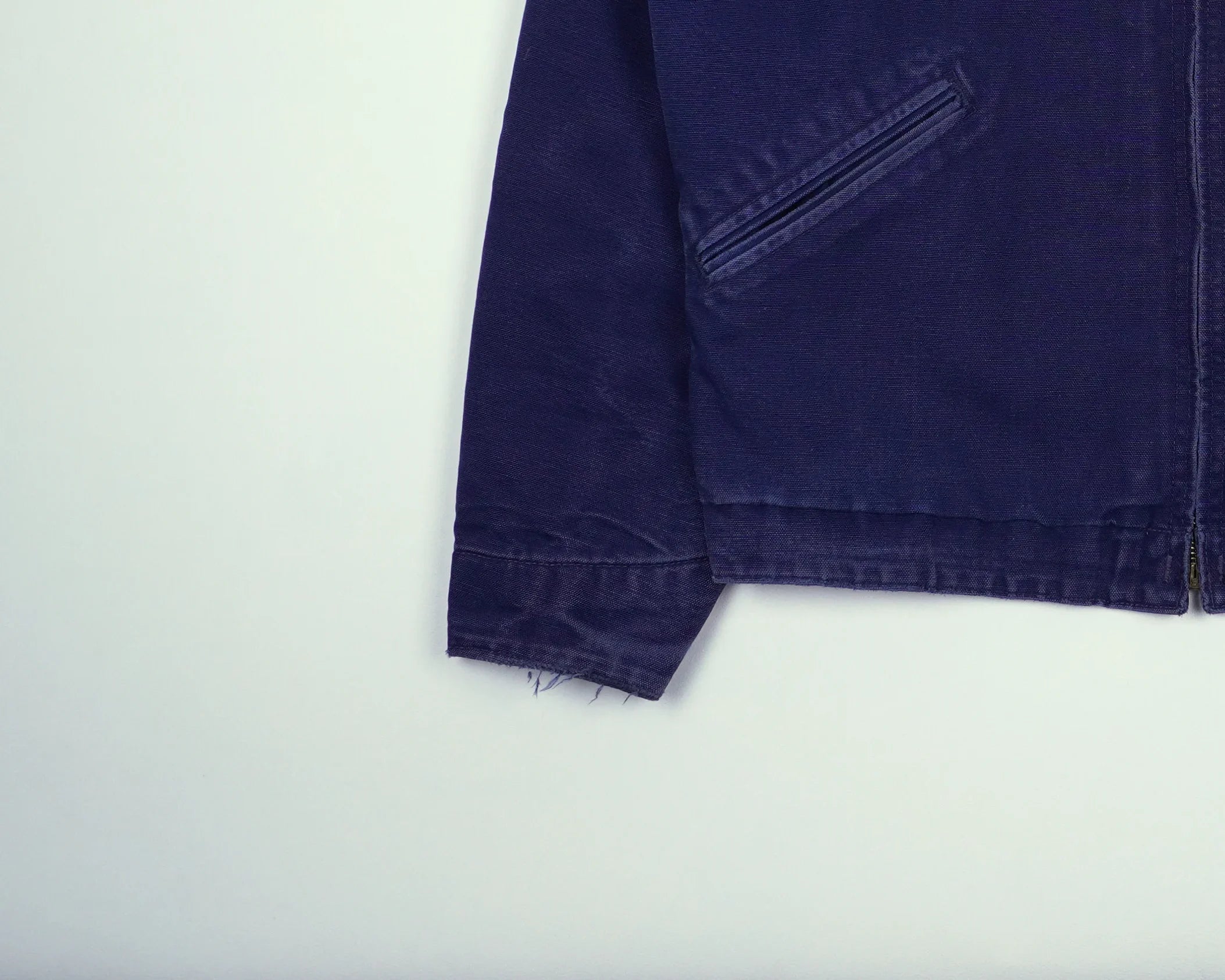 Carhartt Blue Detroit Jacket S Canvas