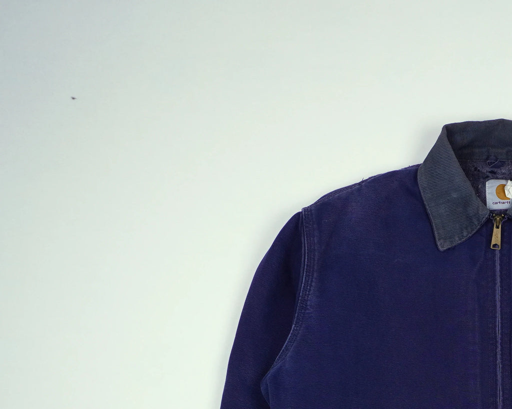 Carhartt Blue Detroit Jacket S Canvas