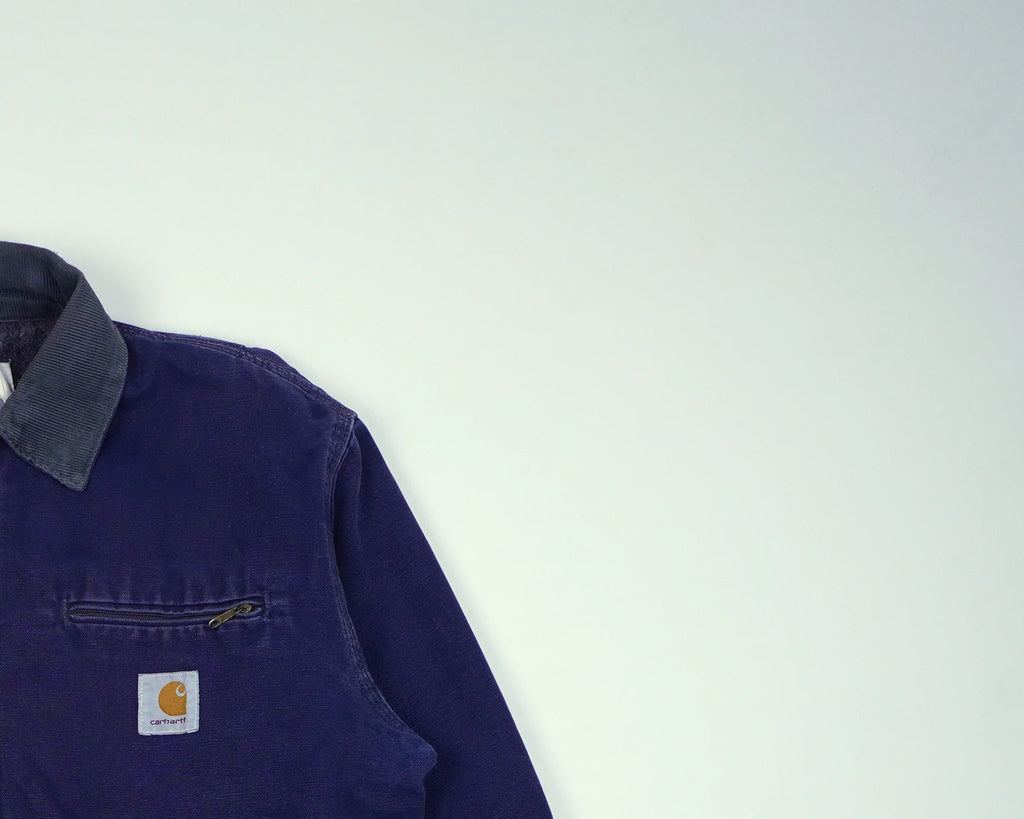 Carhartt Blue Detroit Jacket S Canvas