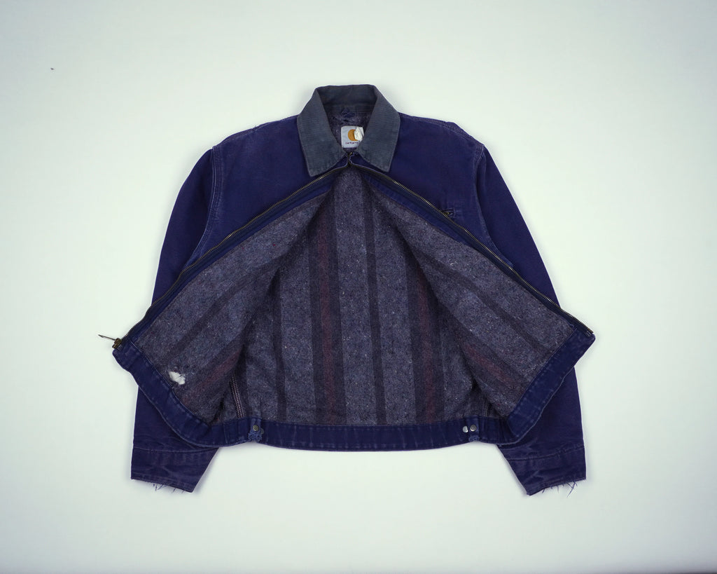 Carhartt Blue Detroit Jacket S Canvas