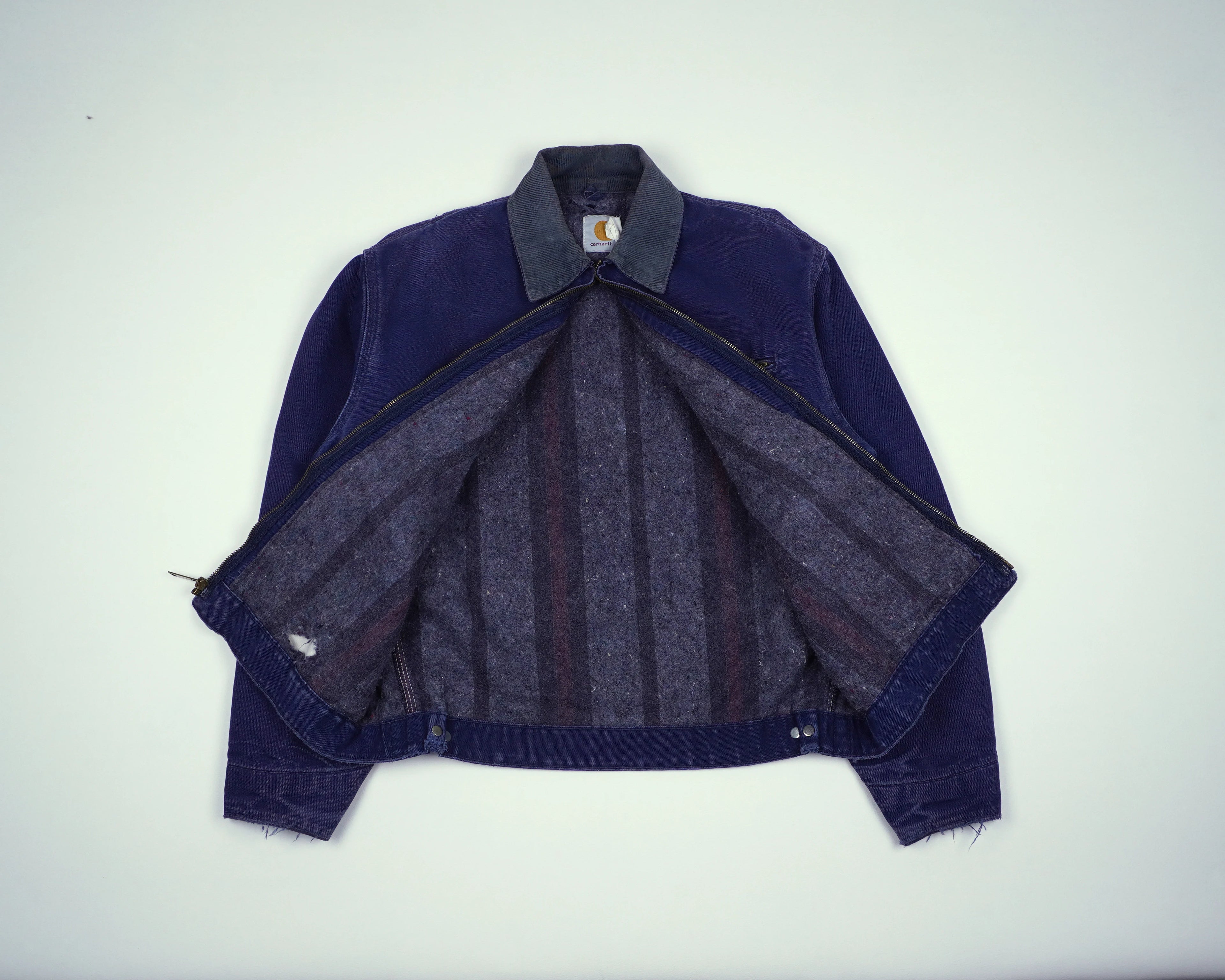 Carhartt Blue Detroit Jacket S Canvas