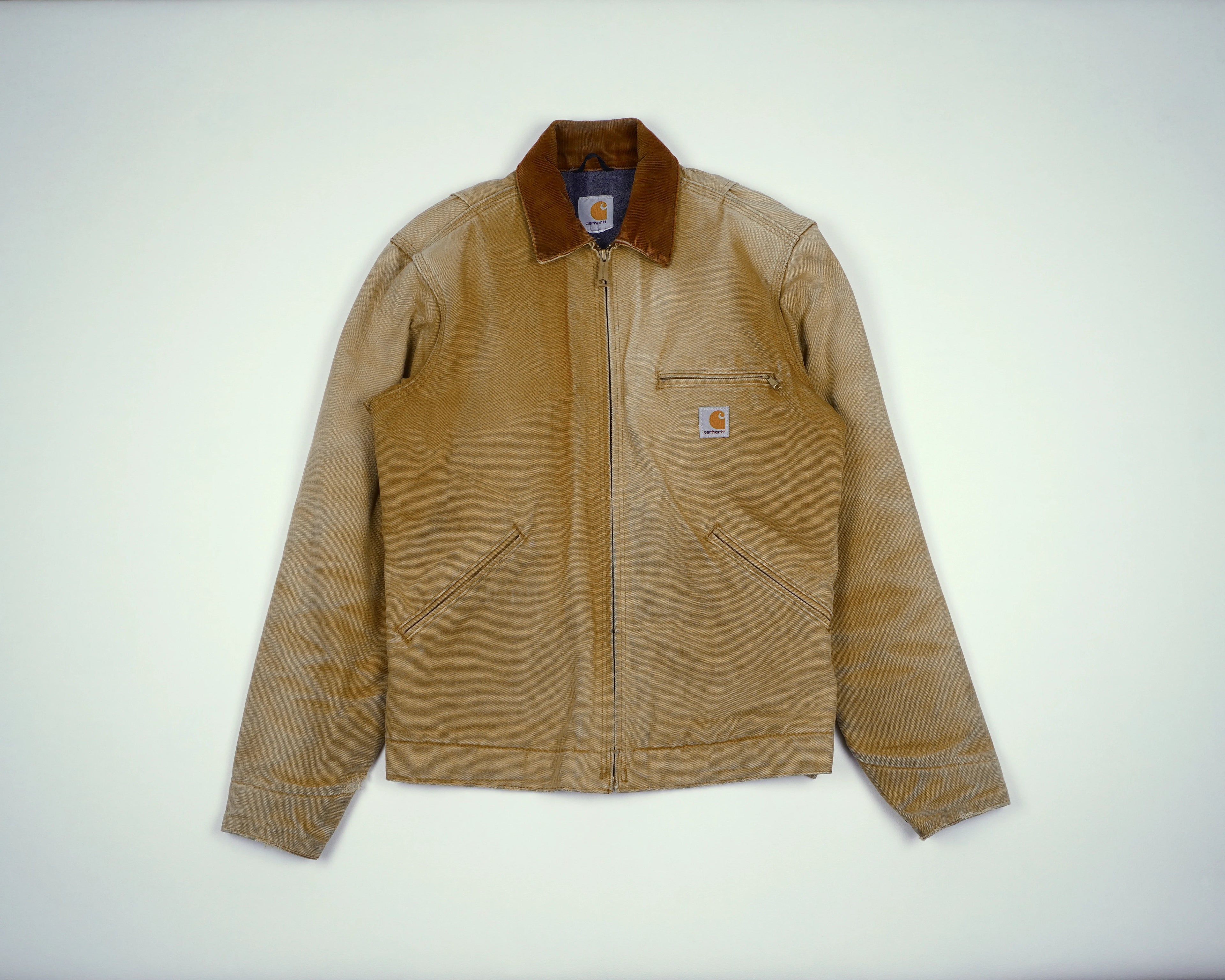 Carhartt Brown Detroit Jacket S Cotton