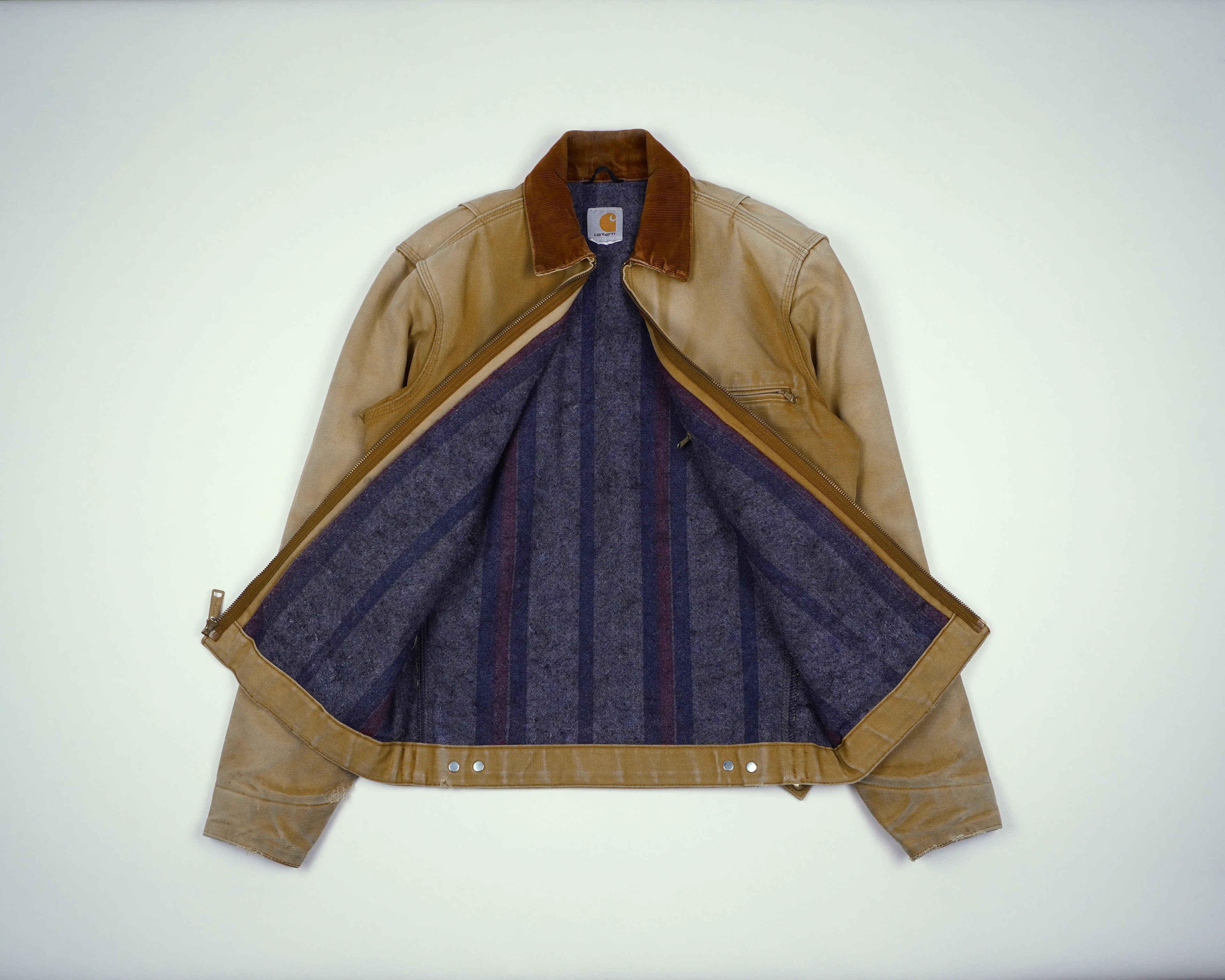 Carhartt Brown Detroit Jacket S Cotton