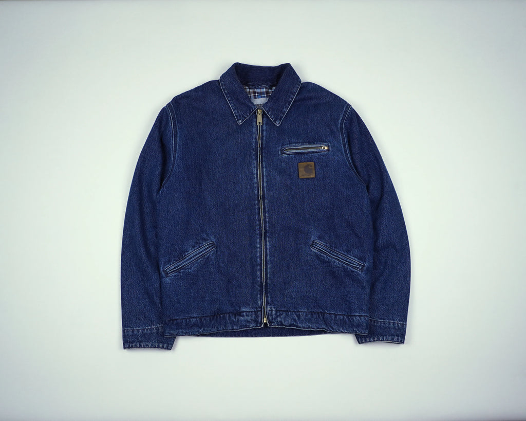 Carhartt Blue Detroit Jacket M Denim, Cotton
