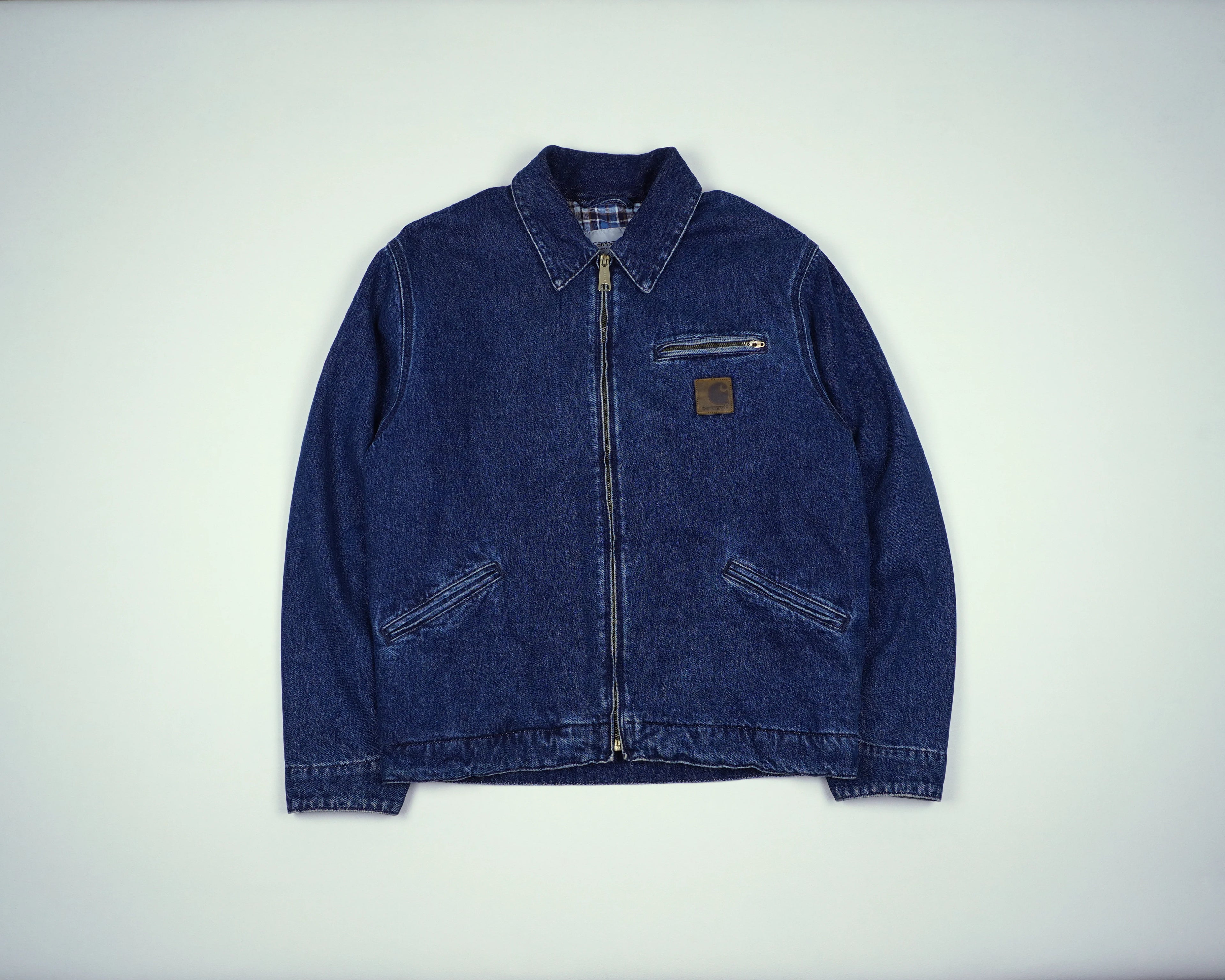 Carhartt Blue Detroit Jacket M Denim, Cotton