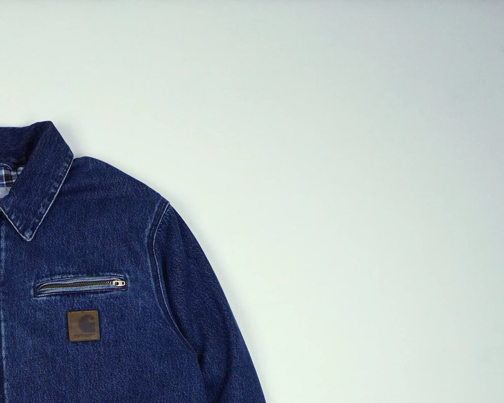 Carhartt Blue Detroit Jacket M Denim, Cotton