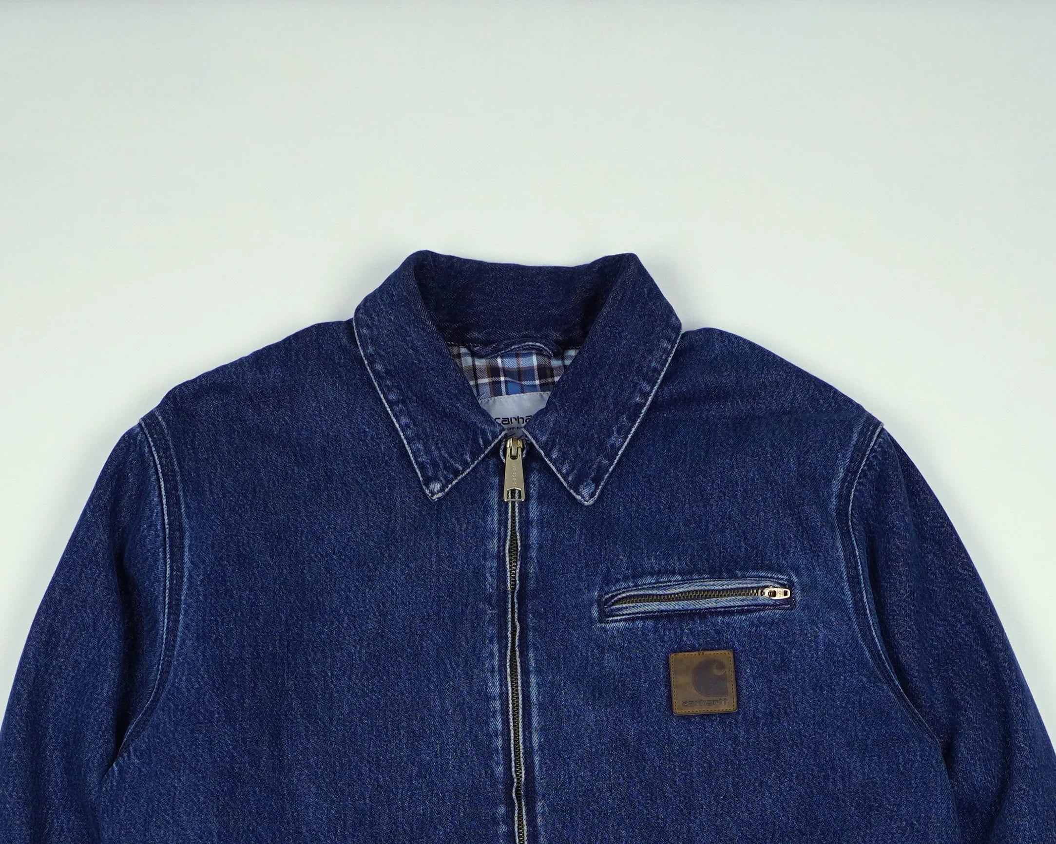 Carhartt Blue Detroit Jacket M Denim, Cotton