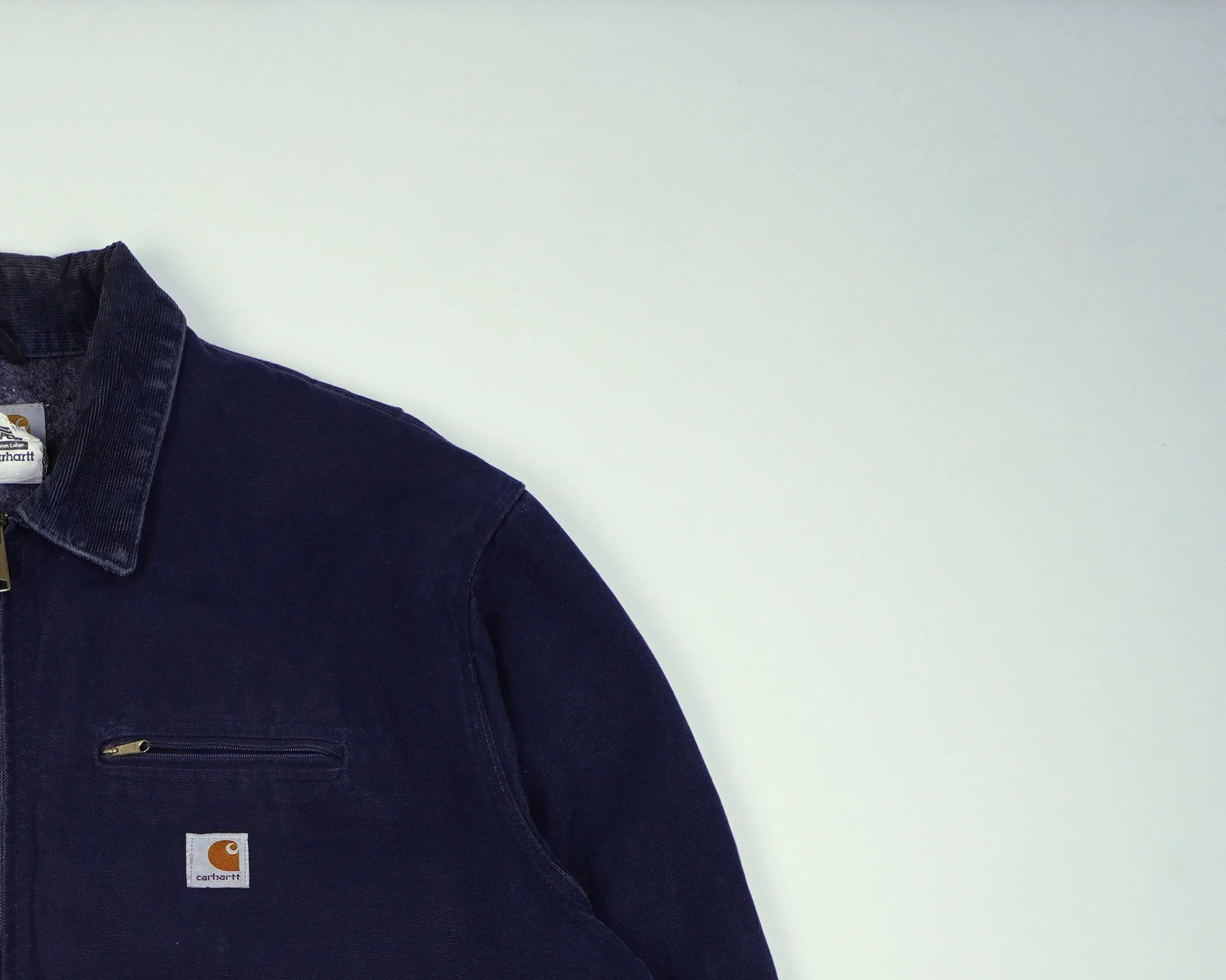 Carhartt Navy Detroit Jacket L Canvas