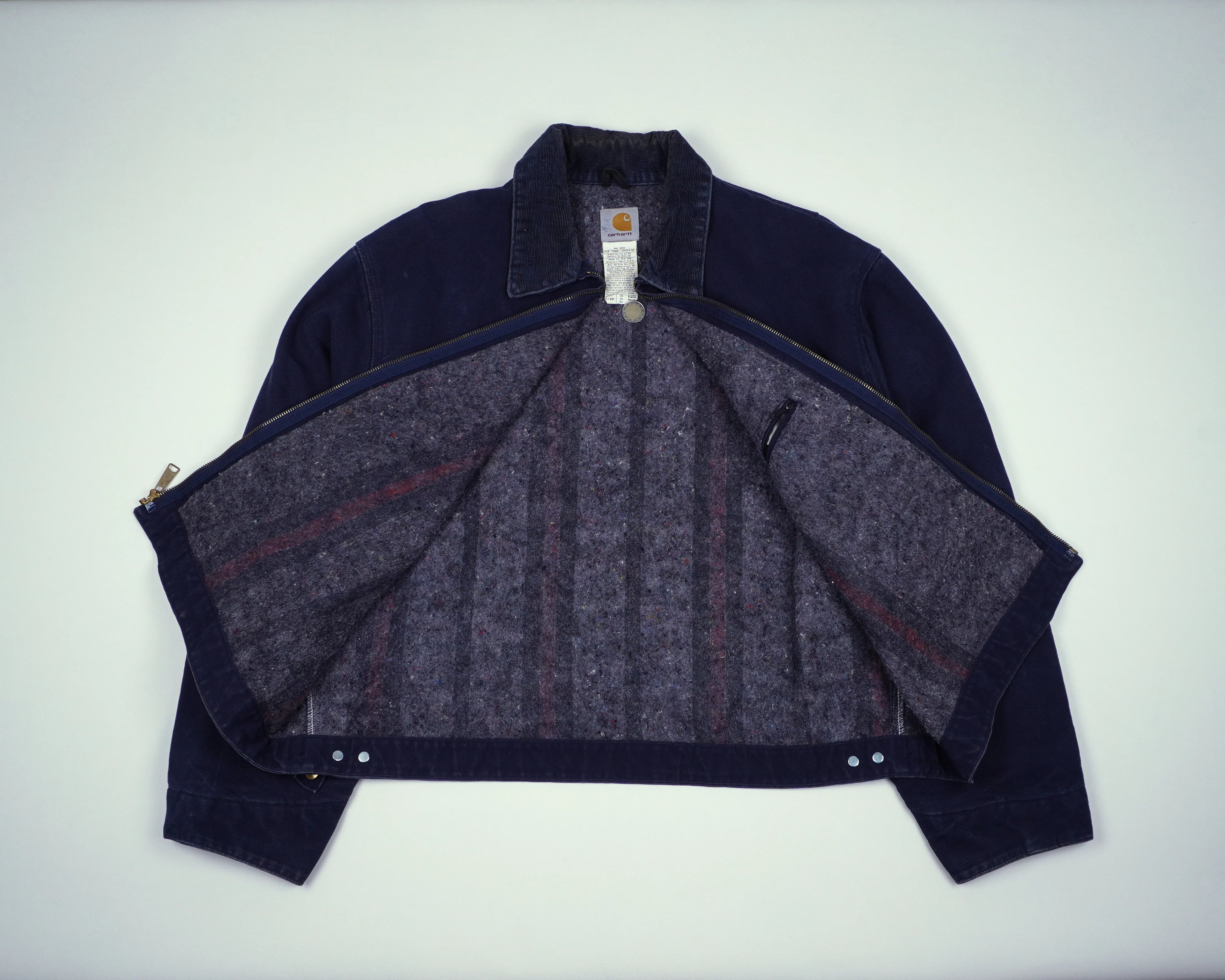 Carhartt Navy Detroit Jacket L Canvas