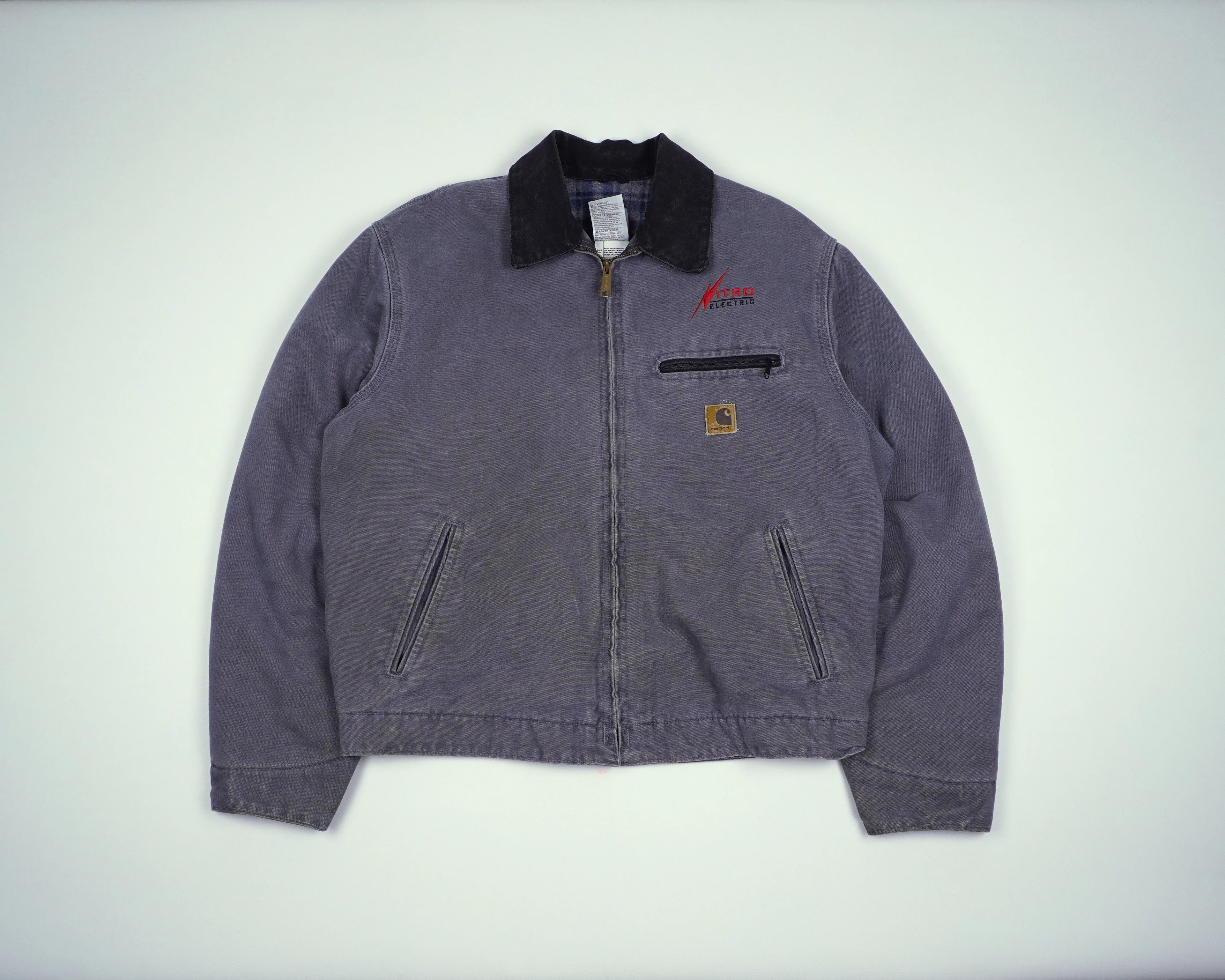 Carhartt Grey Detroit Jacket M Cotton