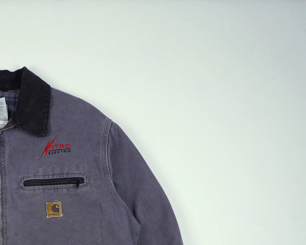 Carhartt Grey Detroit Jacket M Cotton