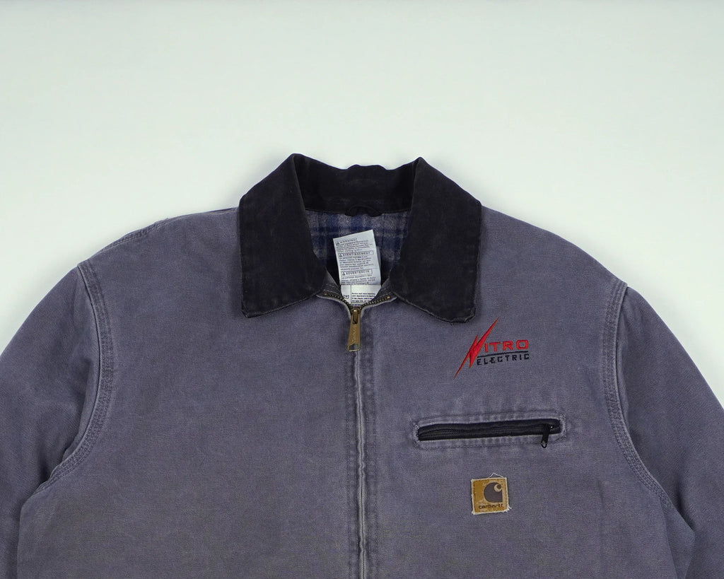 Carhartt Grey Detroit Jacket M Cotton