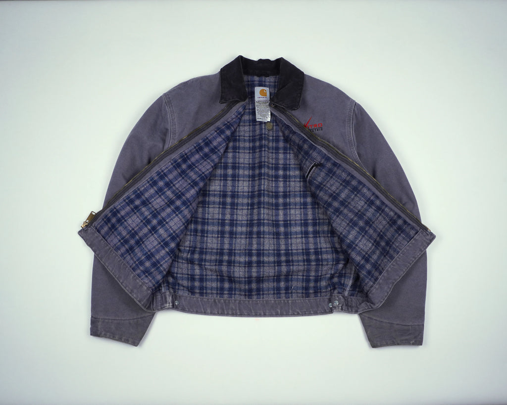 Carhartt Grey Detroit Jacket M Cotton