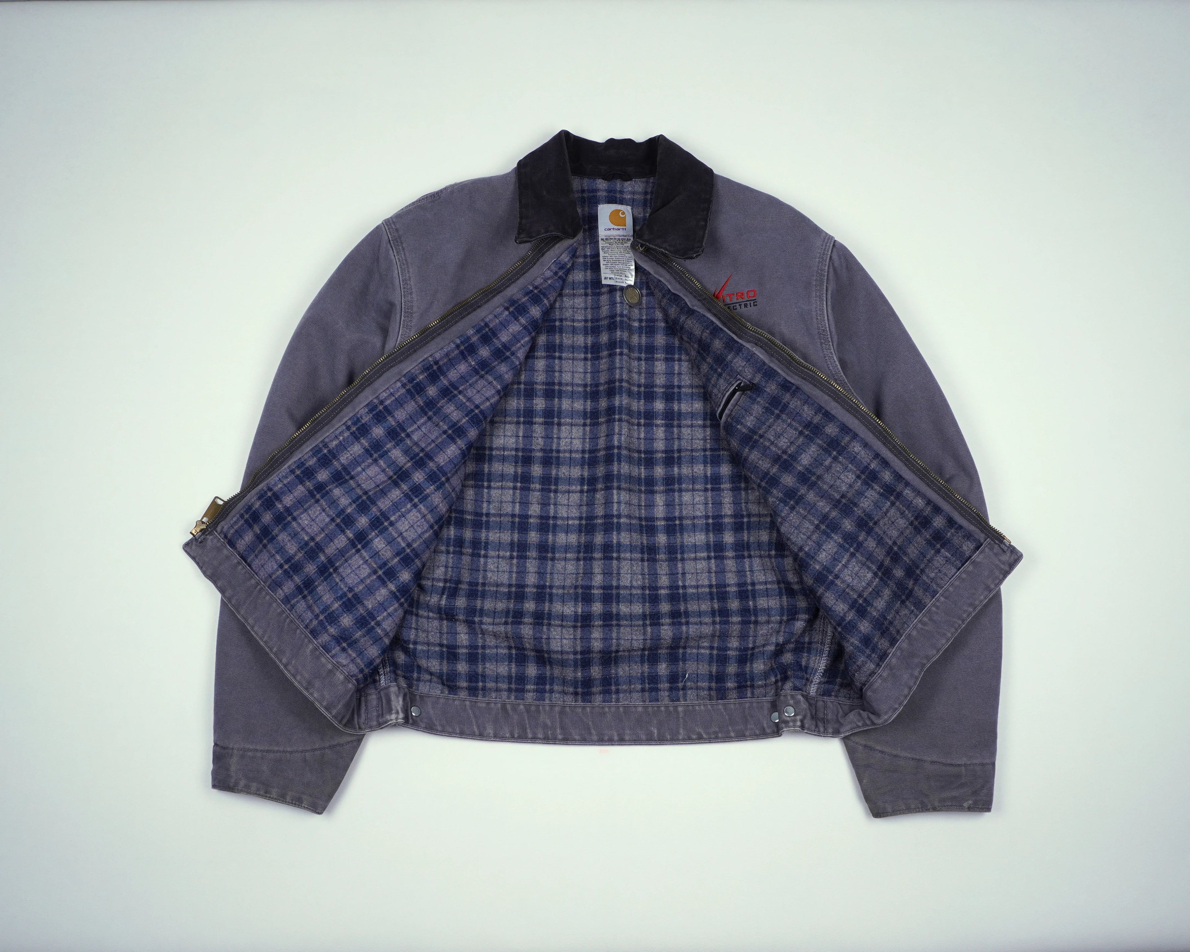 Carhartt Grey Detroit Jacket M Cotton