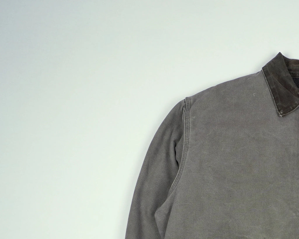 Carhartt Grey Detroit Jacket M Canvas, Cotton