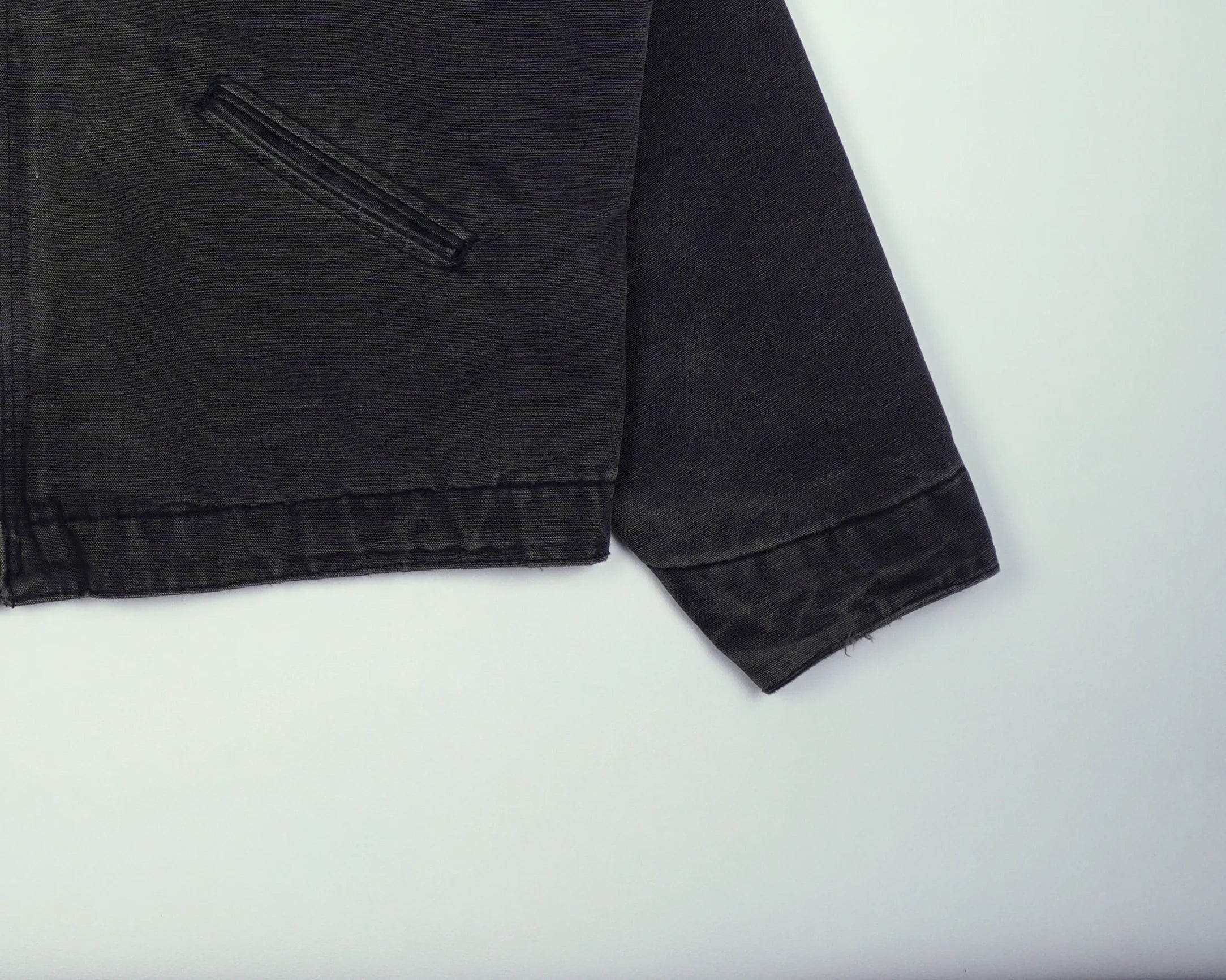 Carhartt Black Detroit Jacket L Cotton