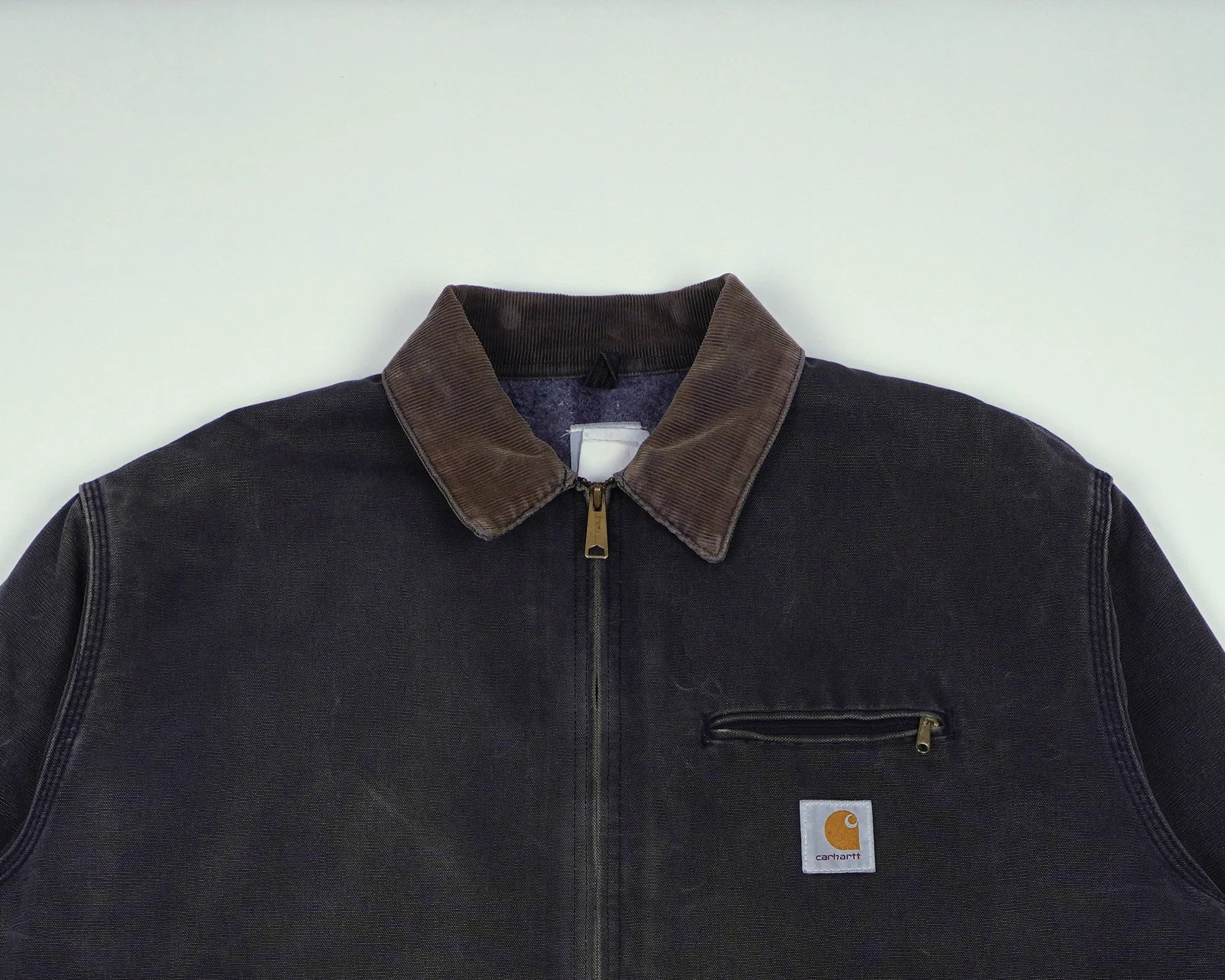 Carhartt Black Detroit Jacket L Cotton