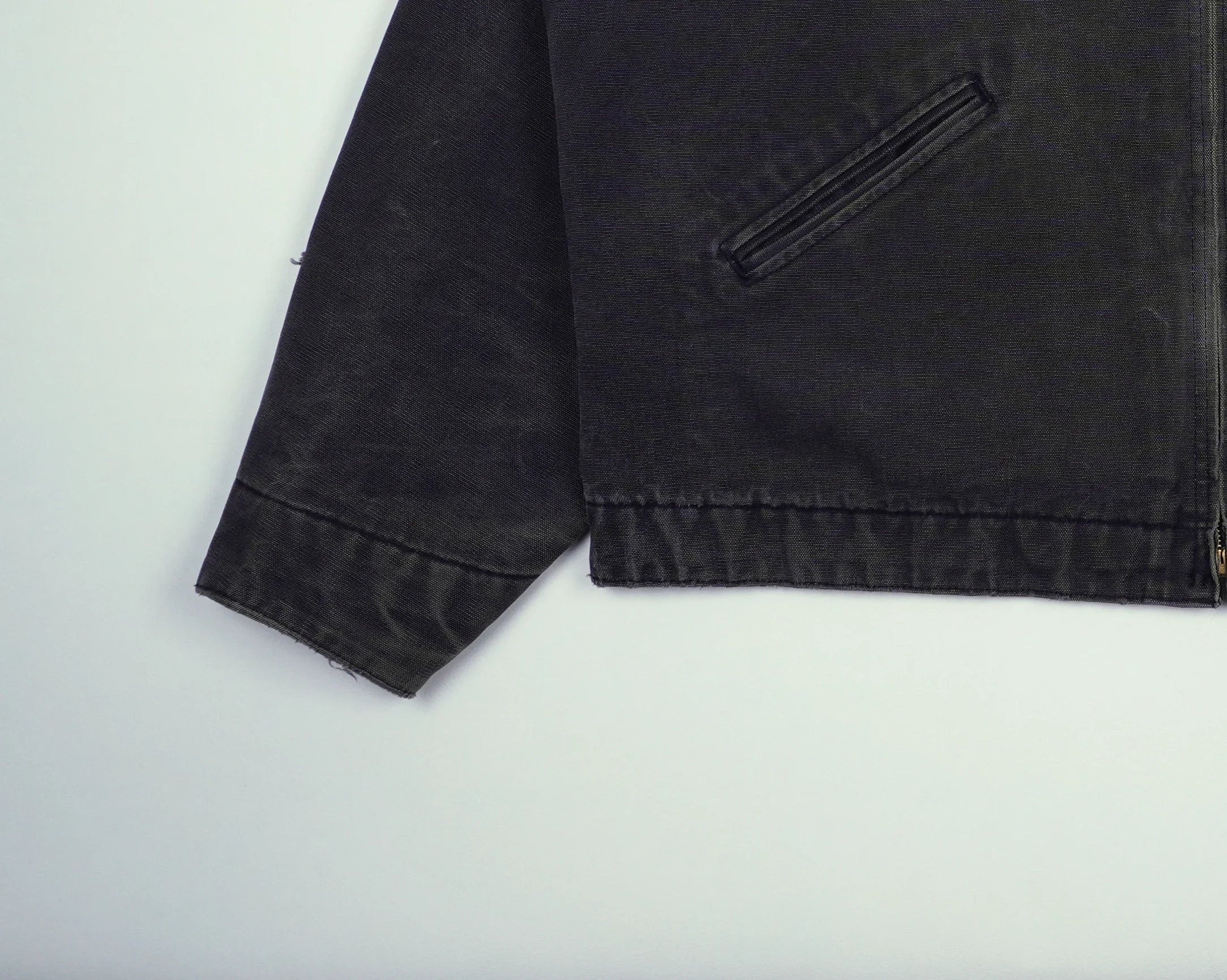 Carhartt Black Detroit Jacket L Cotton